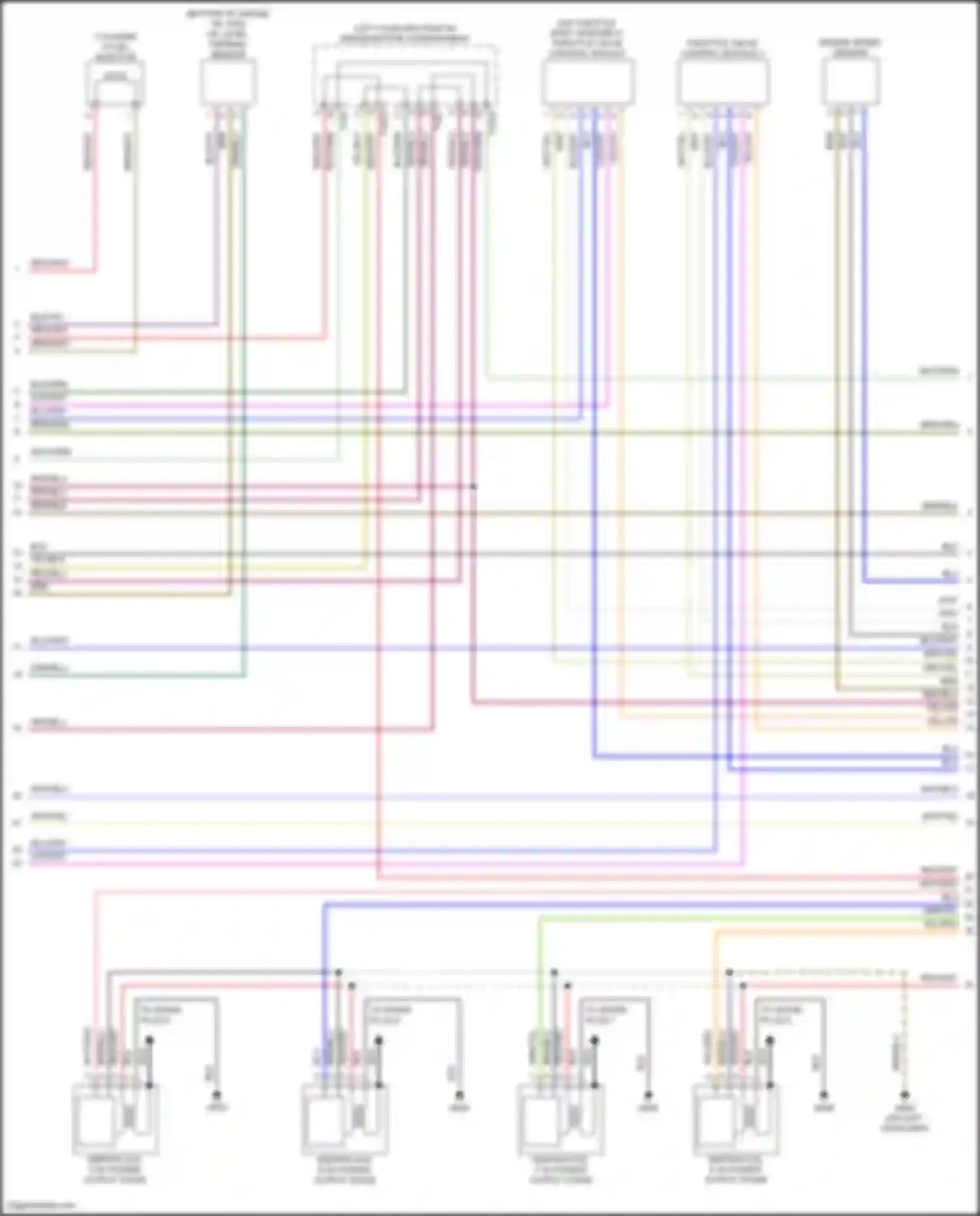 RS7 Audi II (2019-2024): Wiring diagram engine performance 4.0l turbo hybrid (11 of 12)