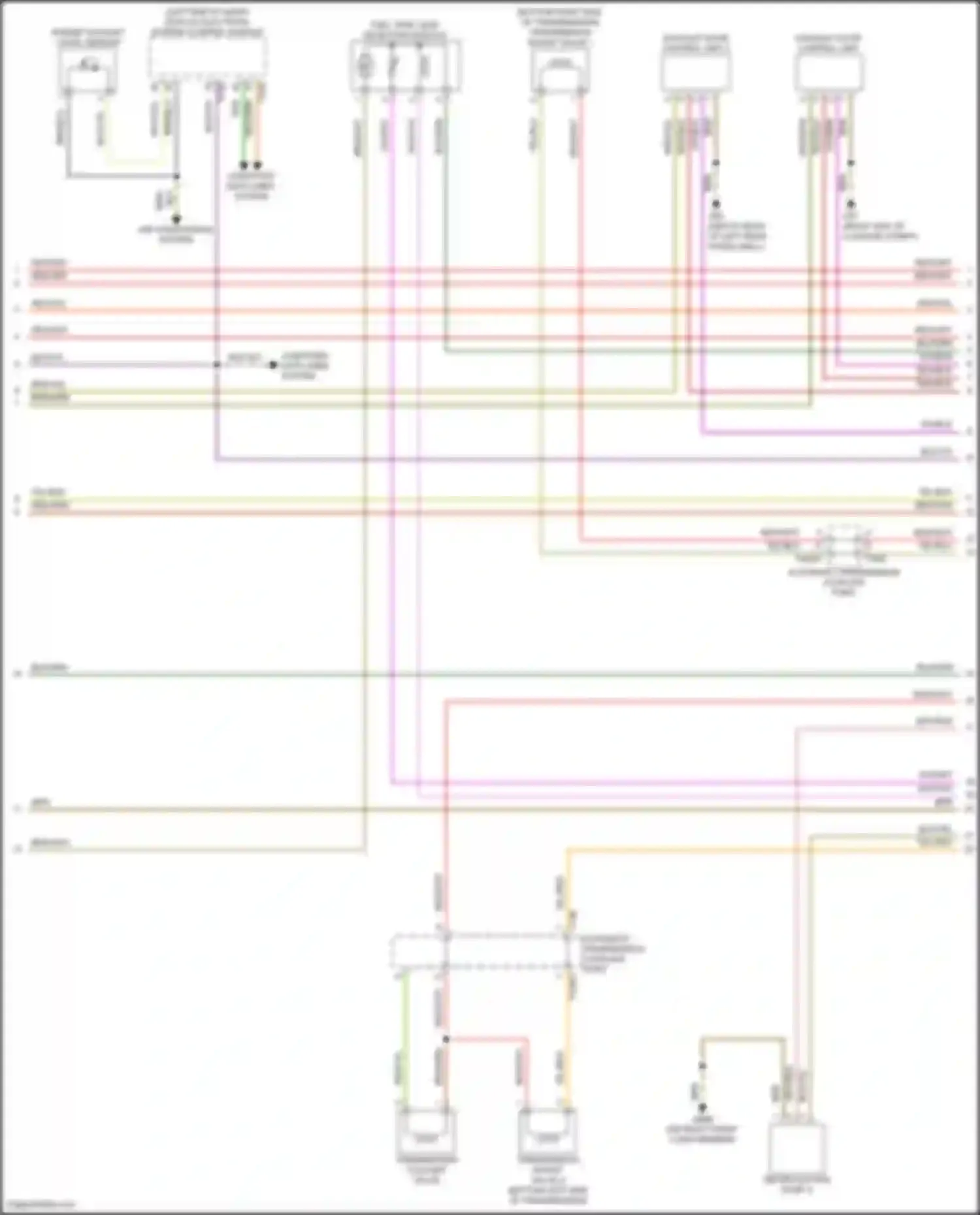 RS7 Audi II (2019-2024): Wiring diagram engine performance 4.0l turbo hybrid (2 of 12)