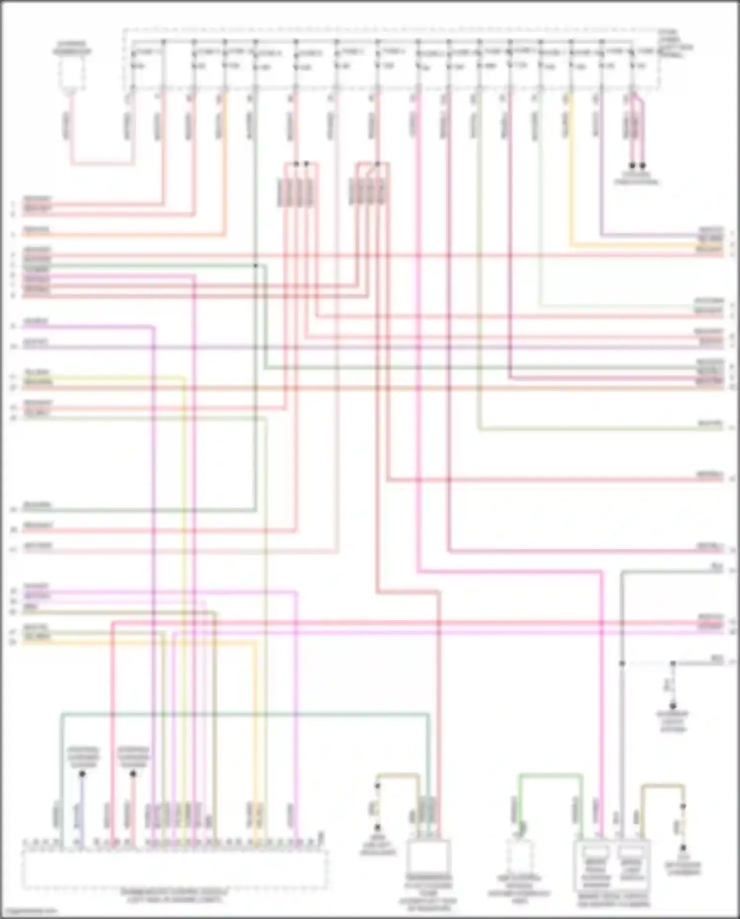 RS7 Audi II (2019-2024): Wiring diagram engine performance 4.0l turbo hybrid (3 of 12)