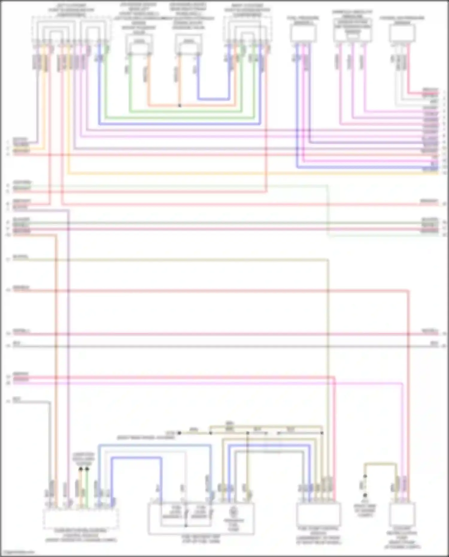 RS7 Audi II (2019-2024): Wiring diagram engine performance 4.0l turbo hybrid (4 of 12)