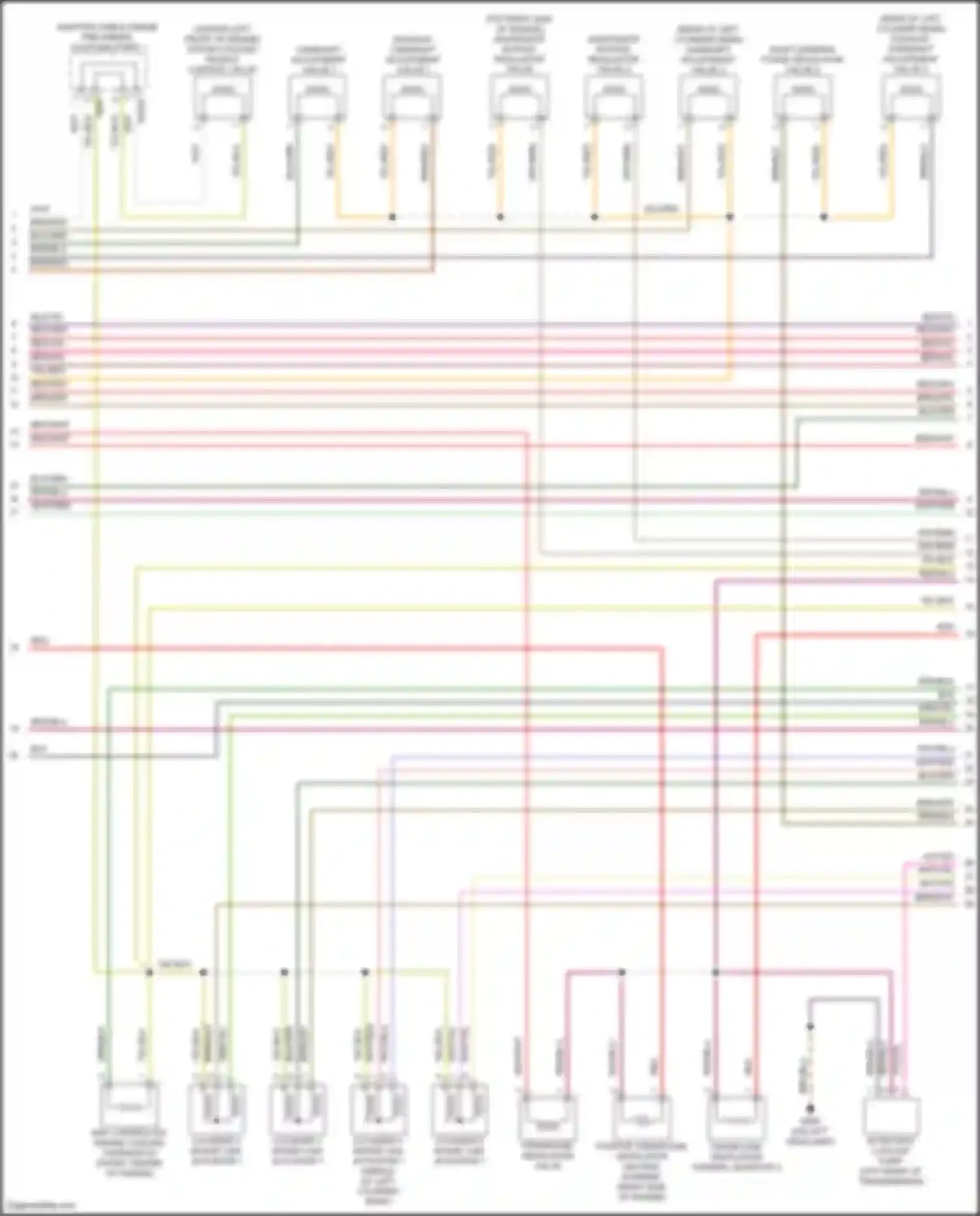 RS7 Audi II (2019-2024): Wiring diagram engine performance 4.0l turbo hybrid (6 of 12)