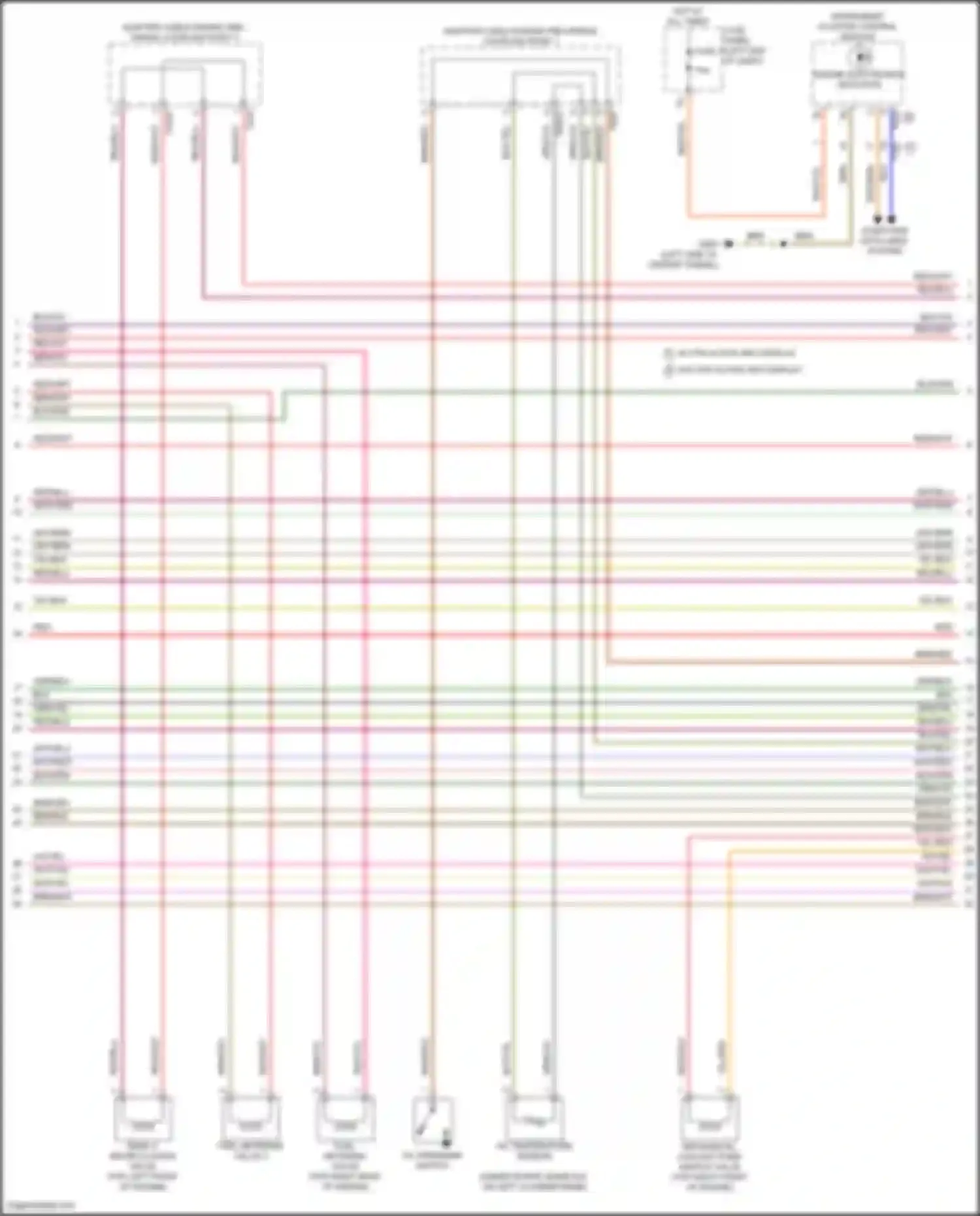 RS7 Audi II (2019-2024): Wiring diagram engine performance 4.0l turbo hybrid (7 of 12)