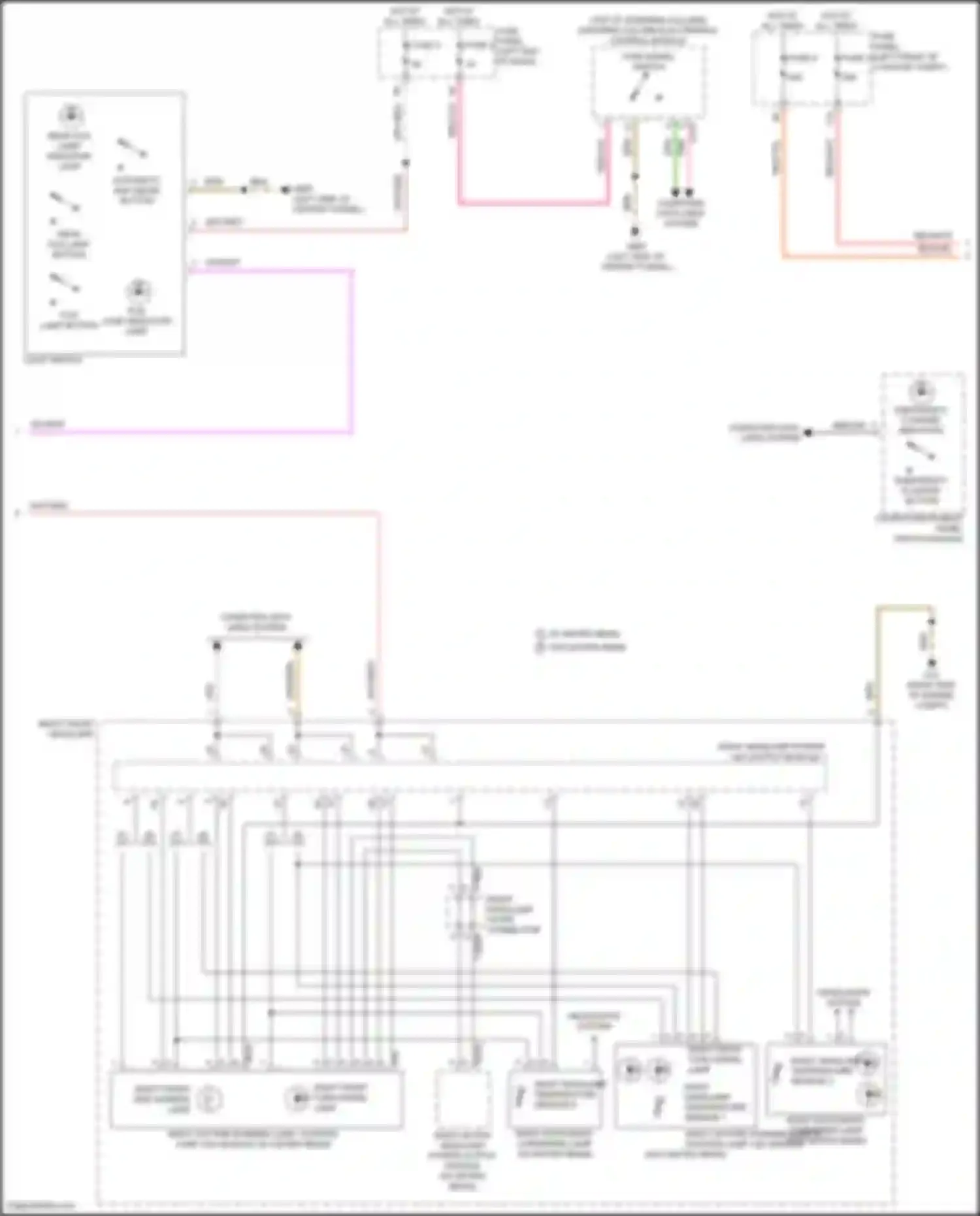 RS7 Audi II (2019-2024): Exterior lamps circuit (2 of 3)