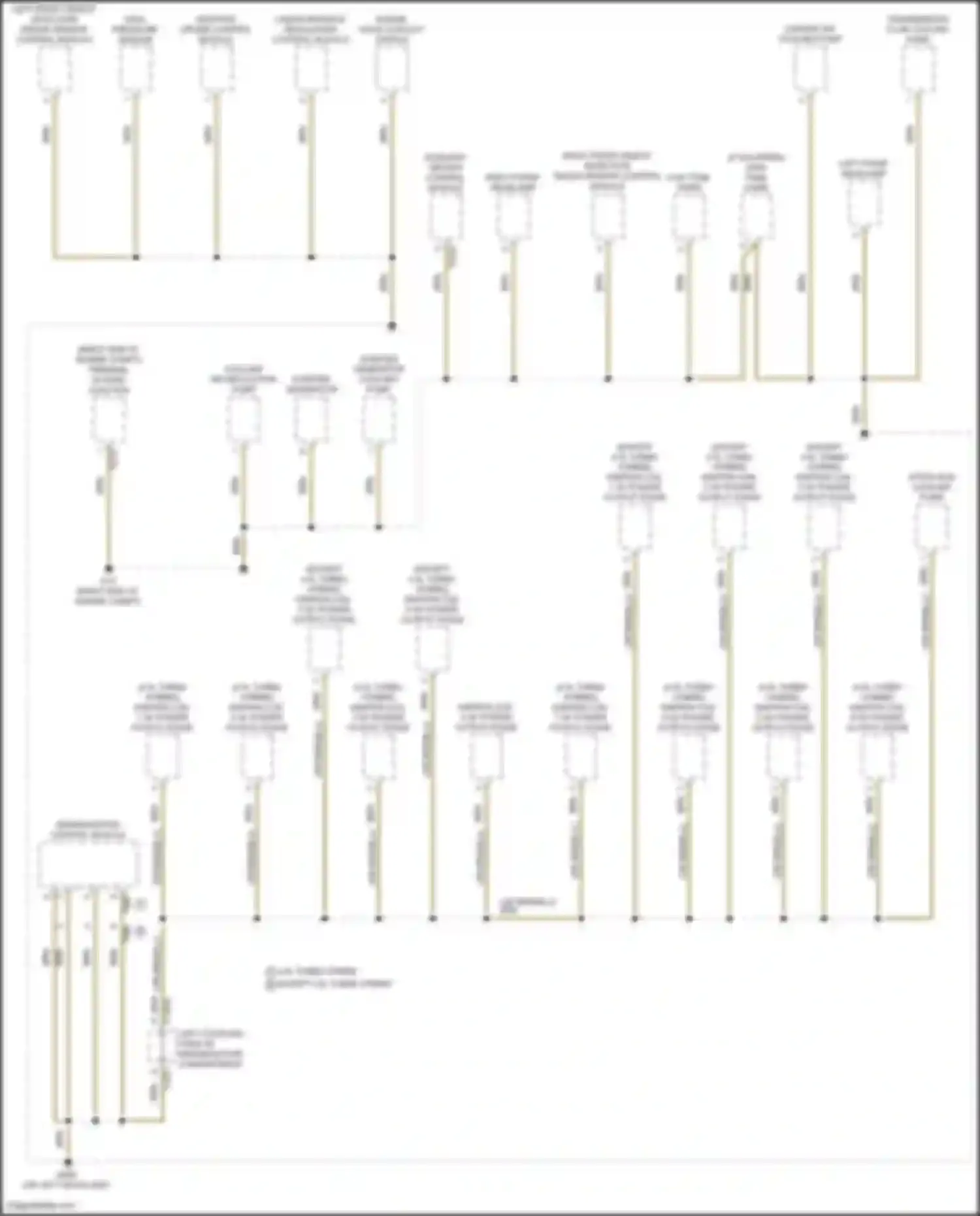 RS7 Audi II (2019-2024): Ground distribution circuit (2 of 10)