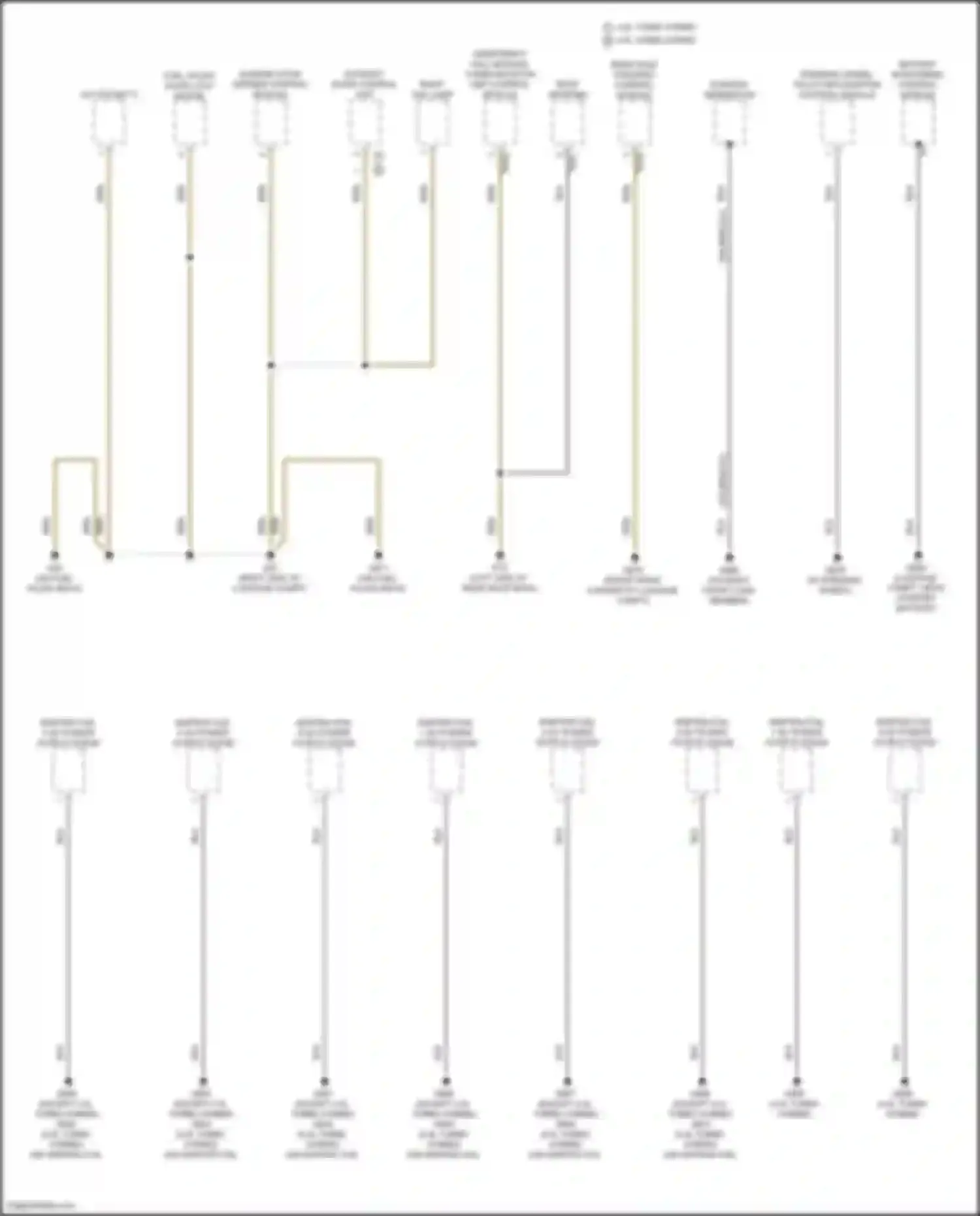 RS7 Audi II (2019-2024): Ground distribution circuit (4 of 10)