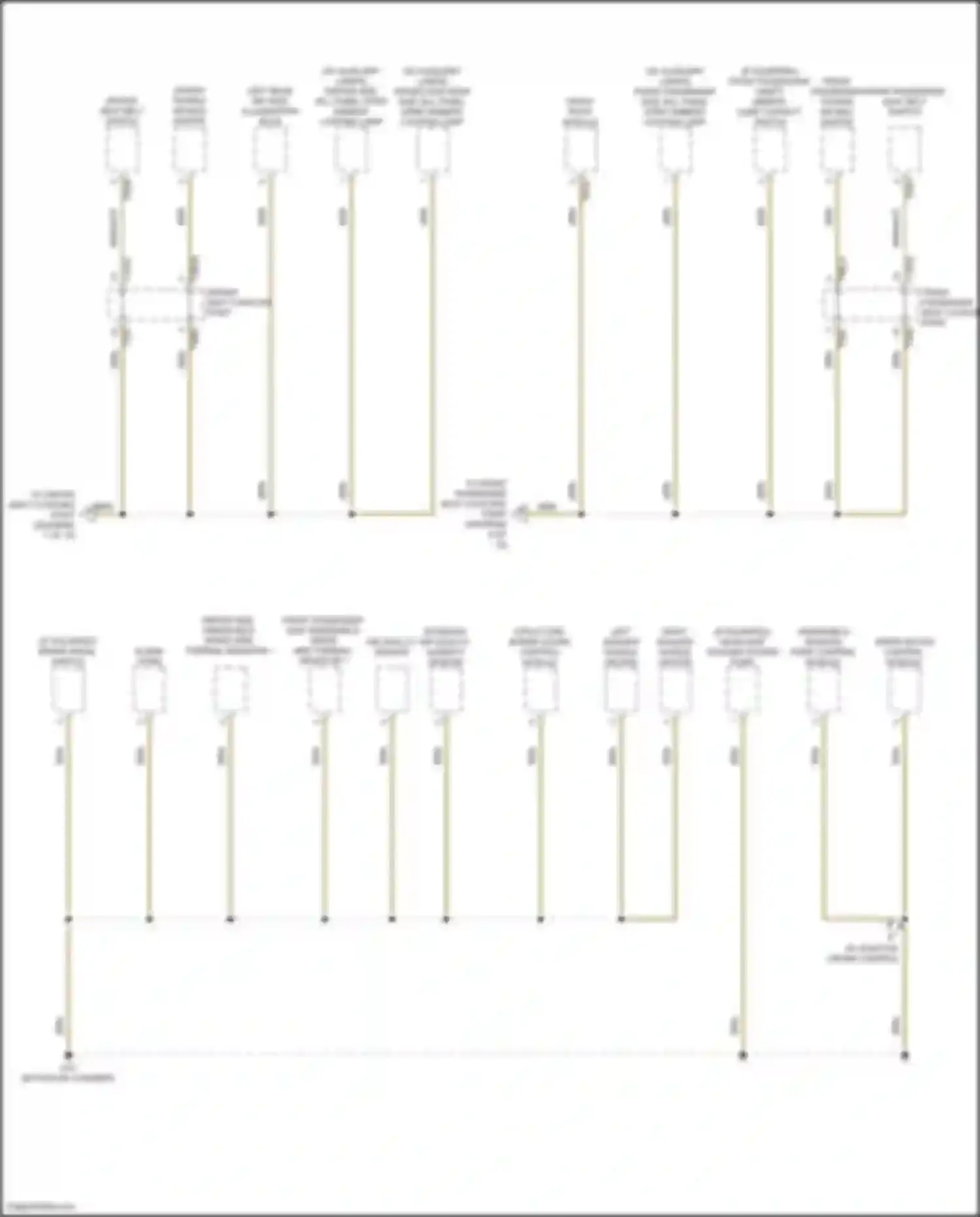 RS7 Audi II (2019-2024): Ground distribution circuit (8 of 10)