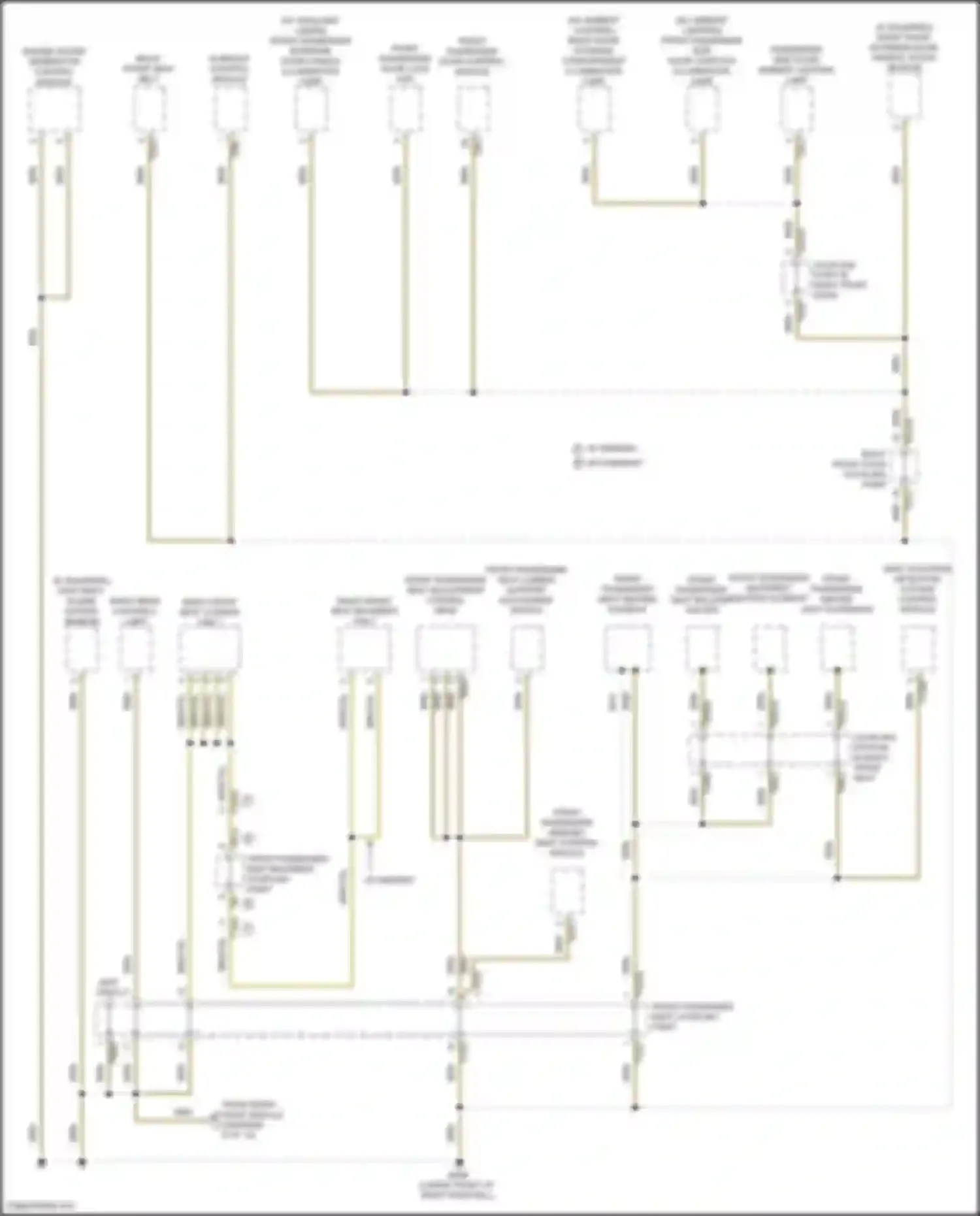 RS7 Audi II (2019-2024): Ground distribution circuit (9 of 10)