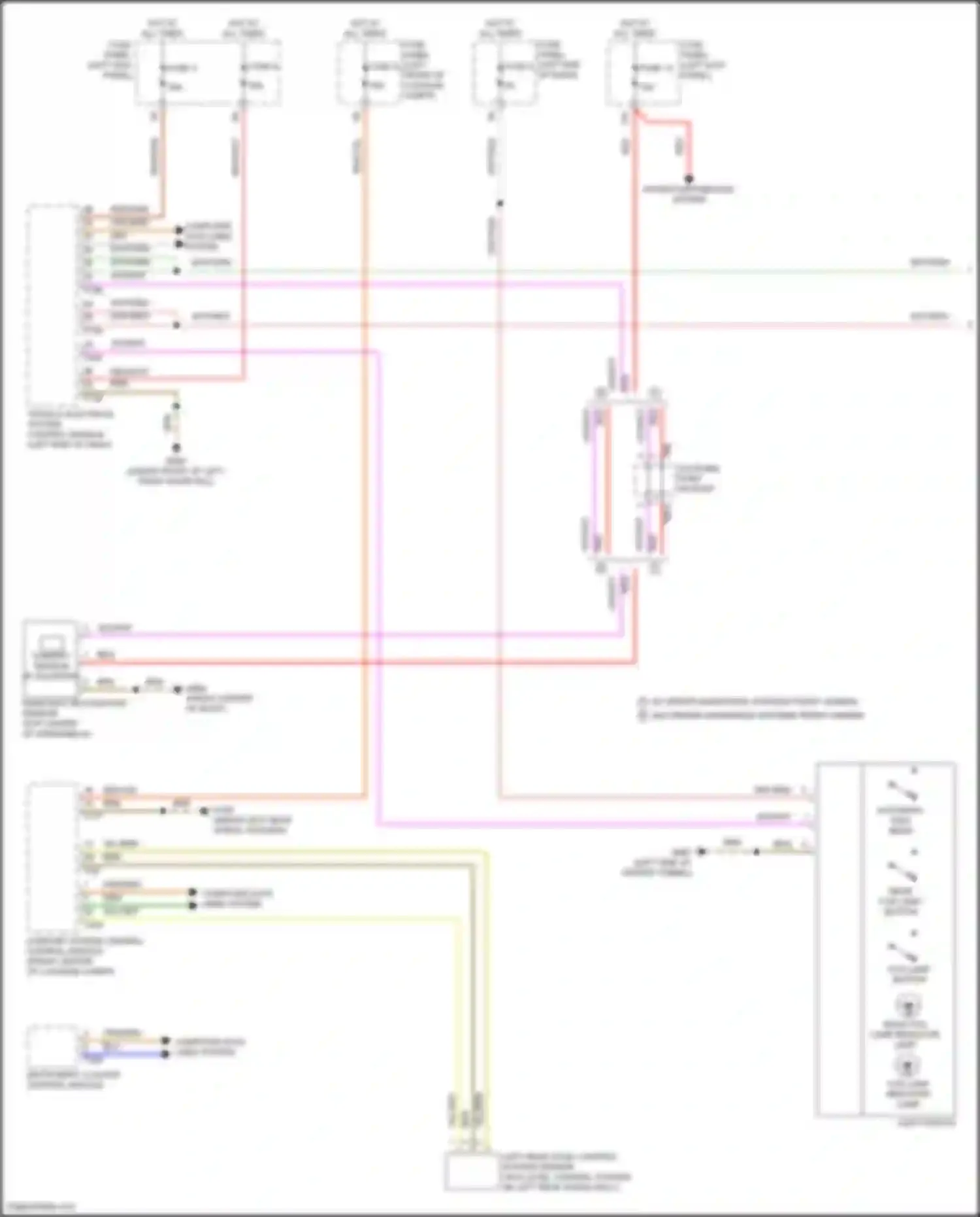 RS7 Audi II (2019-2024): Headlights circuit, w/o multiple matrix beam & additional laser high beam (1 of 3)