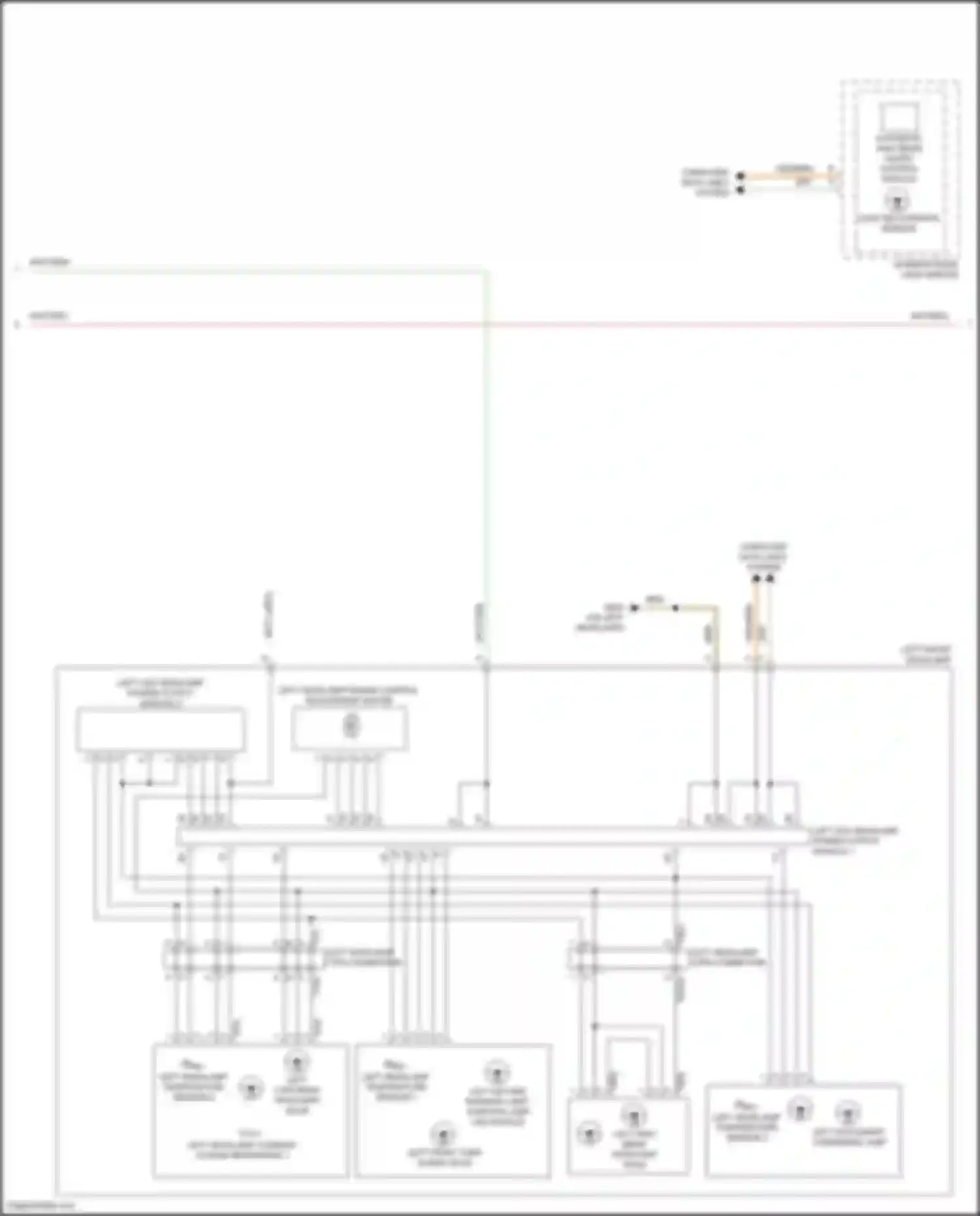 RS7 Audi II (2019-2024): Headlights circuit, w/o multiple matrix beam & additional laser high beam (2 of 3)