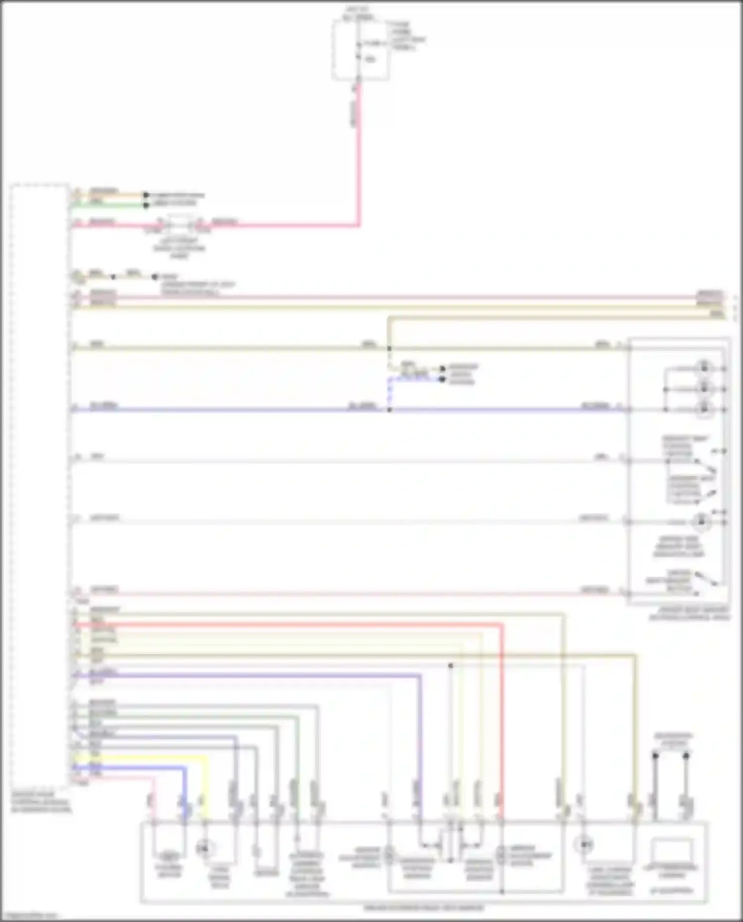 RS7 Audi II (2019-2024): Memory mirrors circuit (1 of 2)