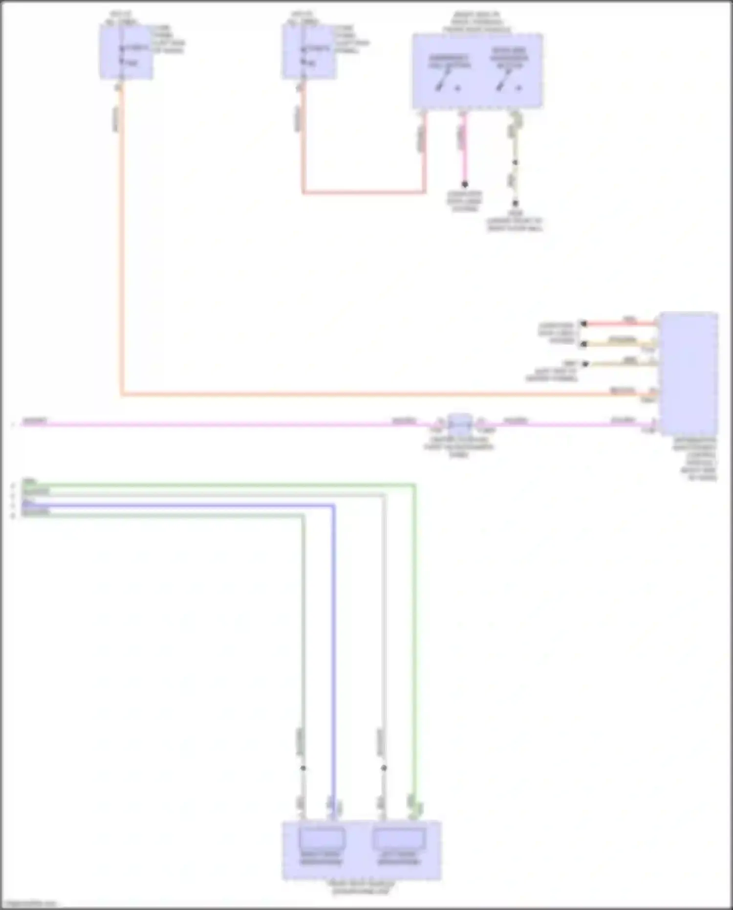 RS7 Audi II (2019-2024): Emergency call circuit, w/ connect plus (2 of 2)