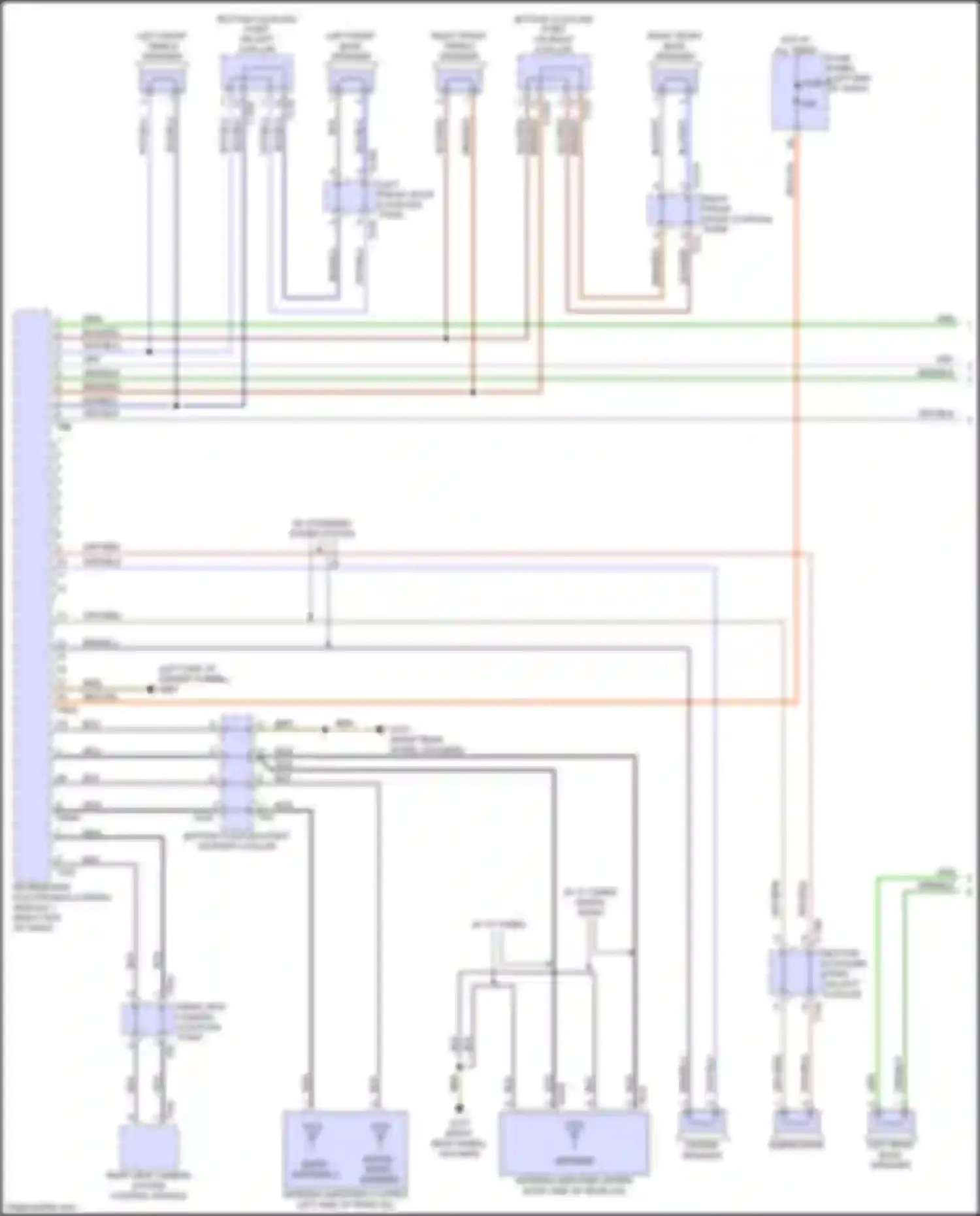 RS7 Audi II (2019-2024): Navigation circuit, w/o amplifier (1 of 4)