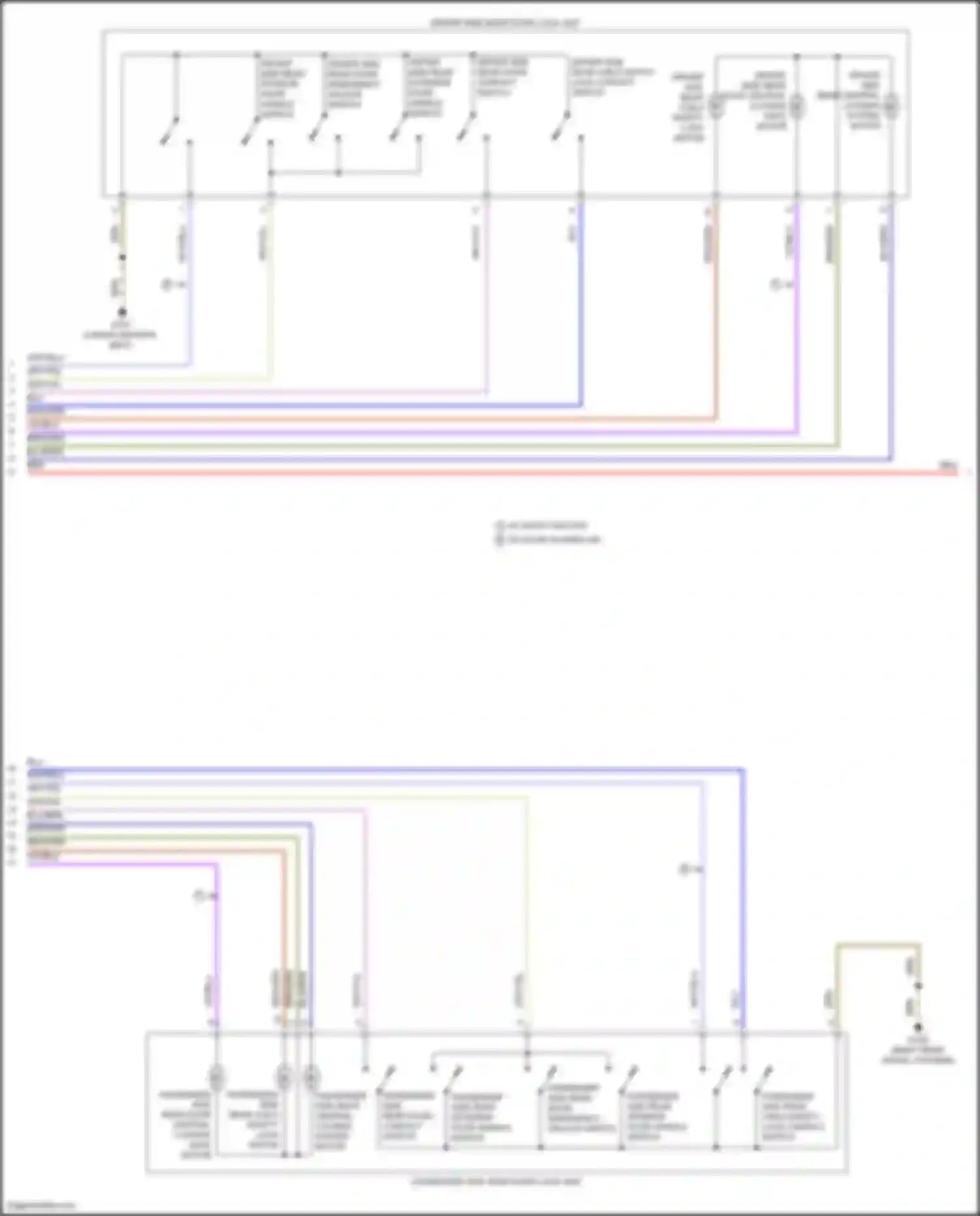 RS7 Audi II (2019-2024): Power door locks circuit (4 of 5)