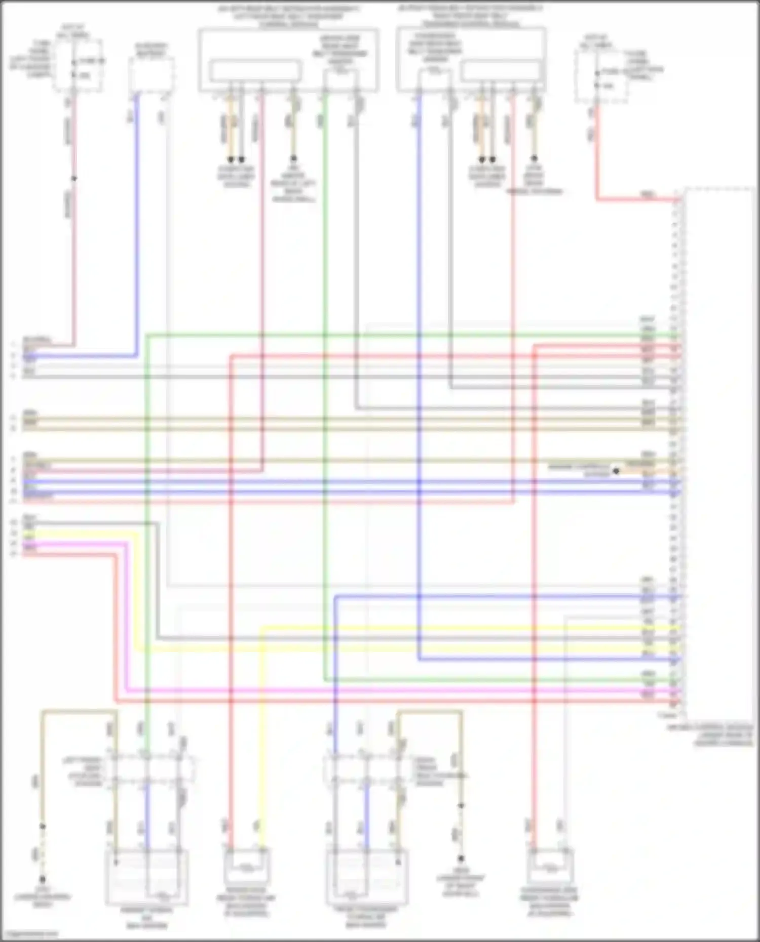 RS7 Audi II (2019-2024): Supplemental restraints circuit (5 of 5)