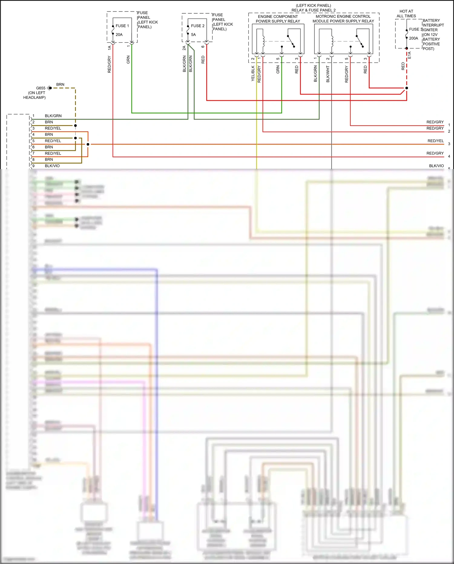 Audi RS7 II (2019-2024) computer data lines system wiring diagram  (143 of 146)