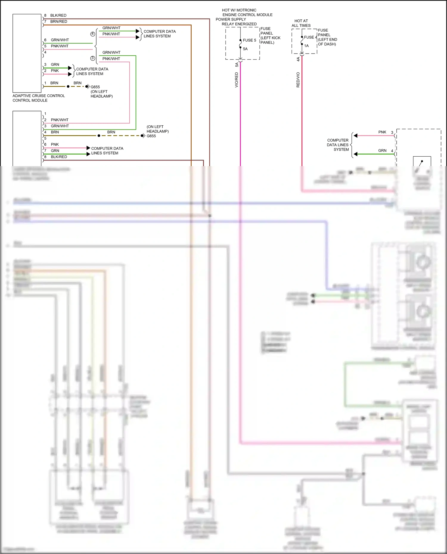 Audi RS7 II (2019-2024) computer data lines system wiring diagram  (37 of 146)