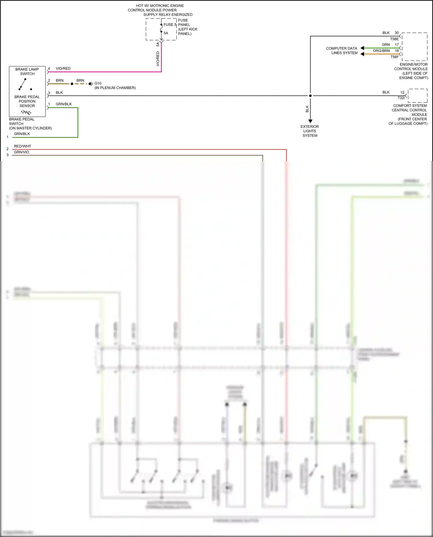 Audi RS7 II (2019-2024) computer data lines system wiring diagram  (92 of 146)