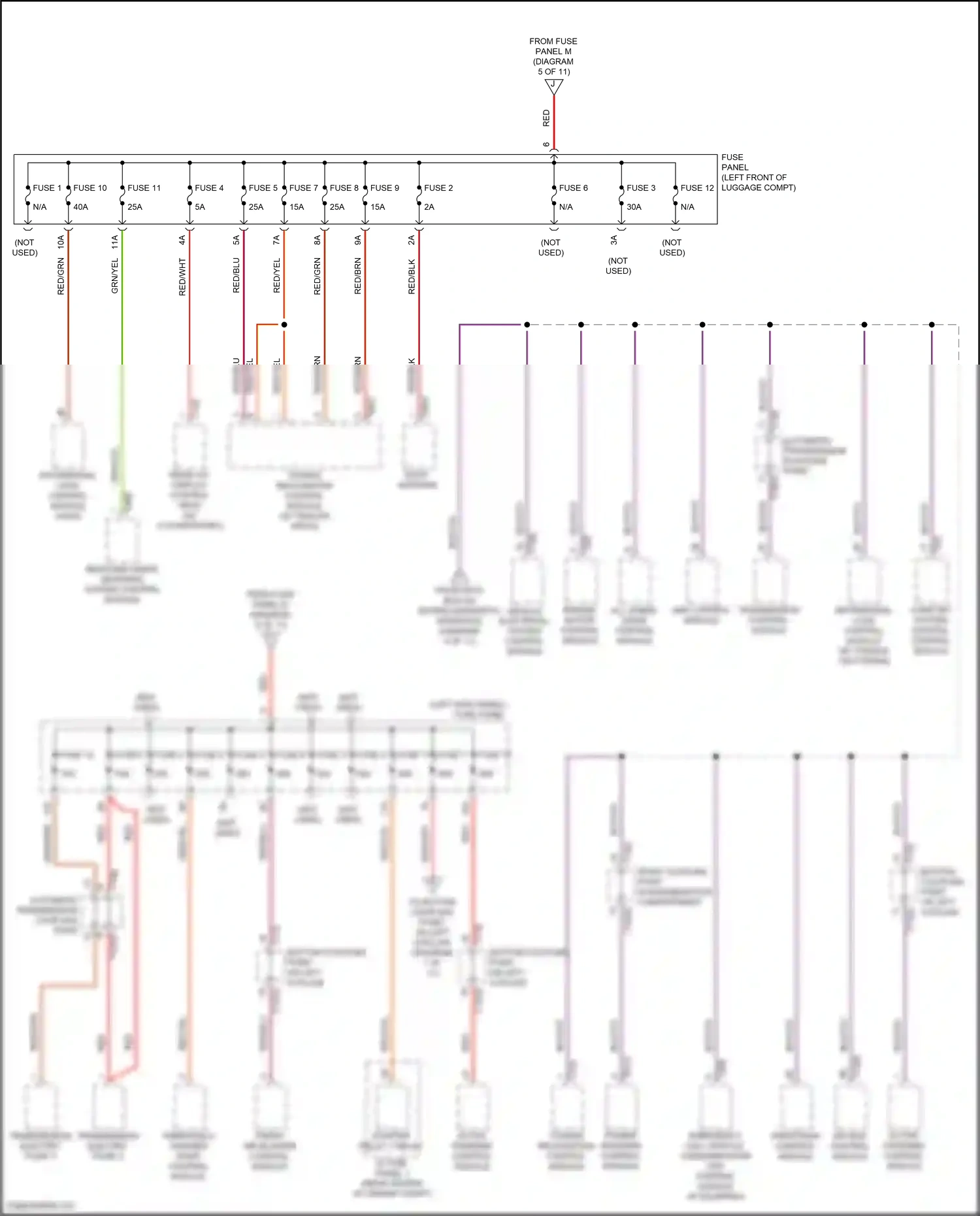 Audi RS7 II (2019-2024) drivetrain control module wiring diagram  (4 of 5)
