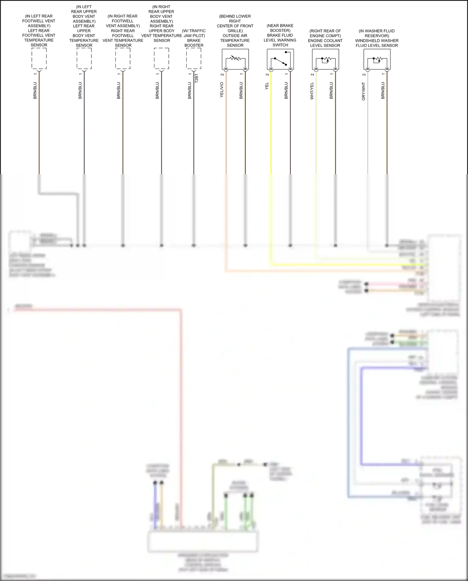 Audi RS7 II (2019-2024) engine coolant level sensor wiring diagram  (5 of 7)