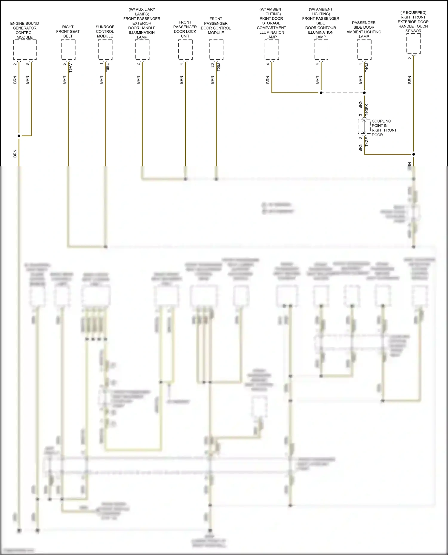 Audi RS7 II (2019-2024) engine sound generator control module wiring diagram  (2 of 3)