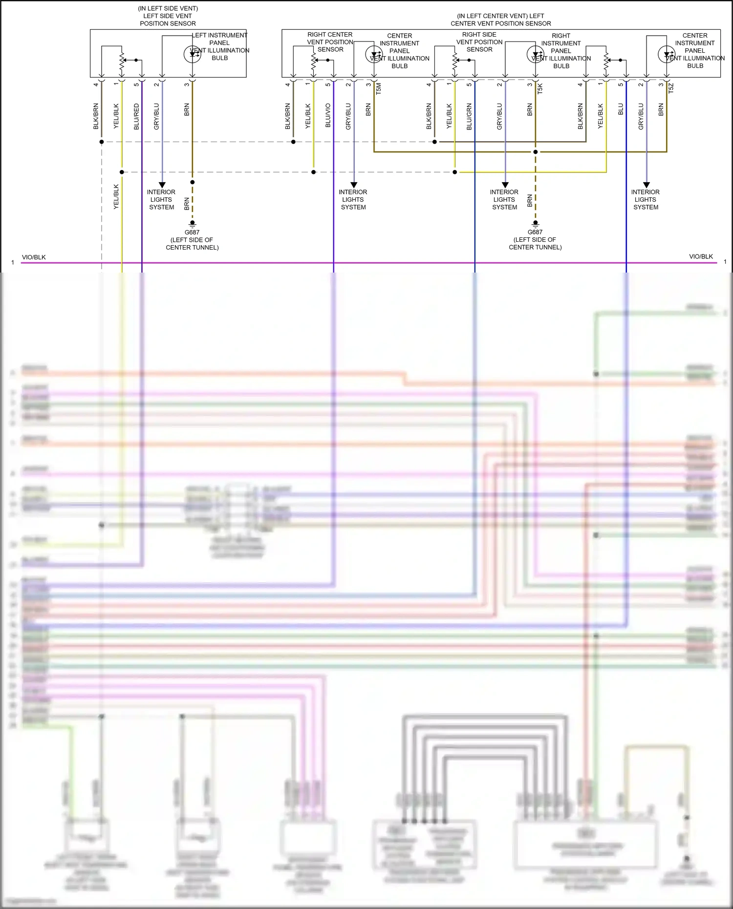 Audi RS7 II (2019-2024) fragrance diffuser system functional unit wiring diagram  (3 of 3)