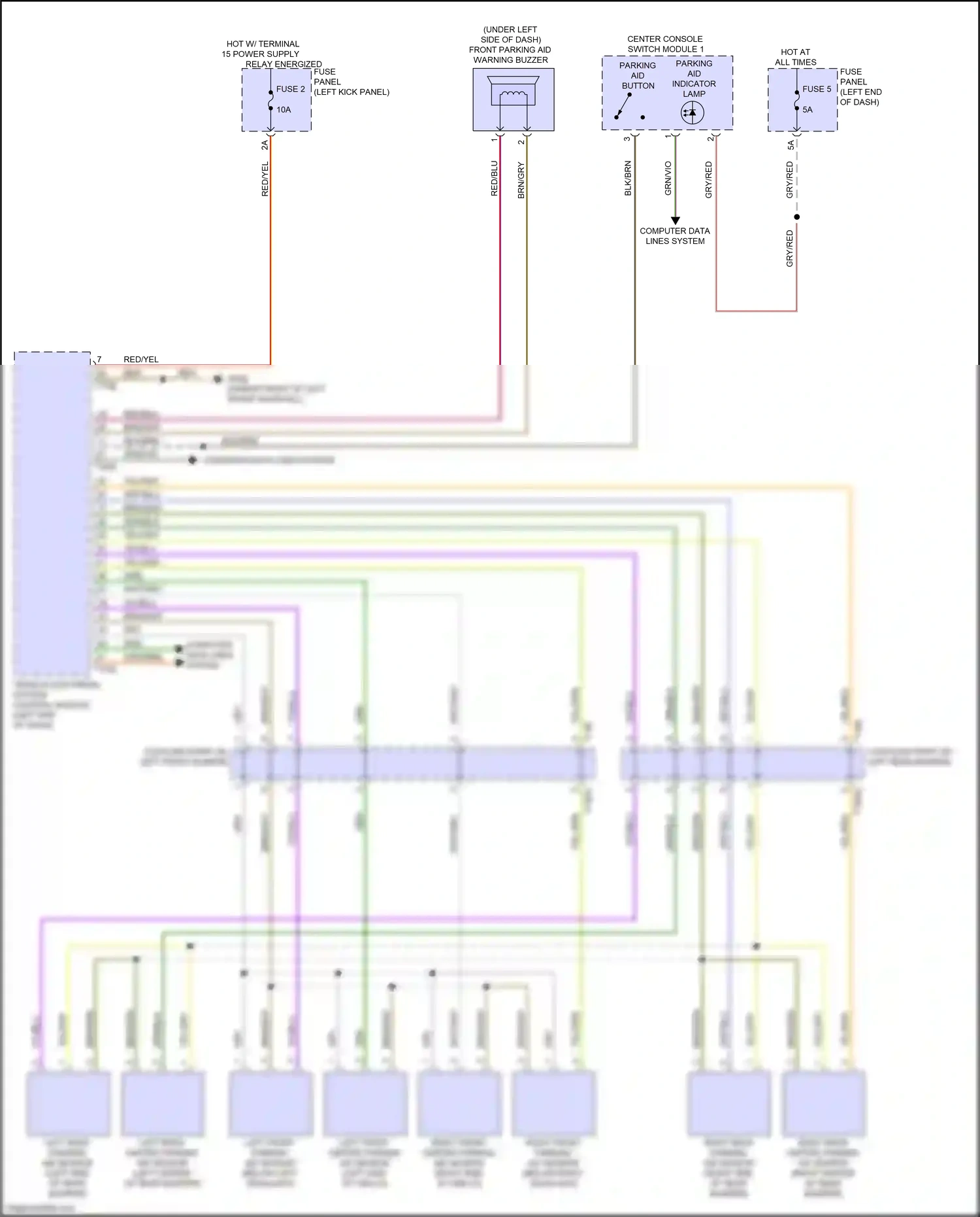 Audi RS7 II (2019-2024) fuse panel e wiring diagram  (8 of 20)