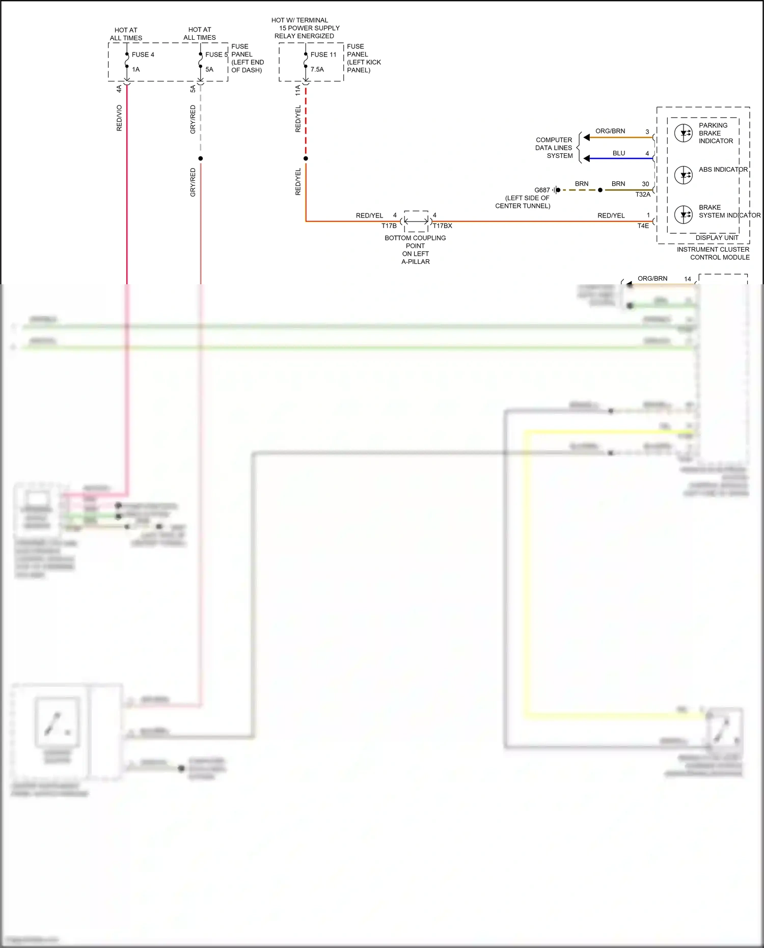 Audi RS7 II (2019-2024) fuse panel e wiring diagram  (11 of 20)