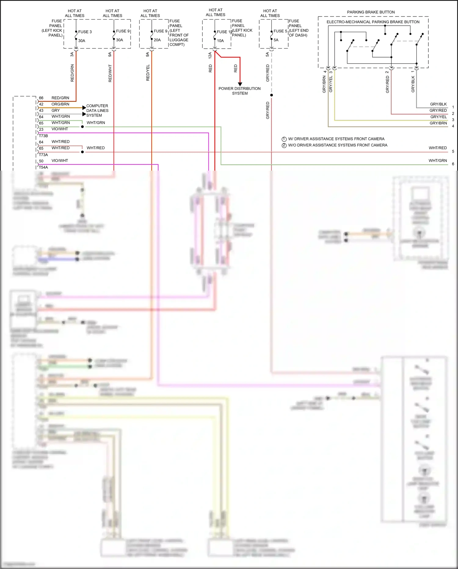 Audi RS7 II (2019-2024) light recognition sensor wiring diagram  (1 of 4)