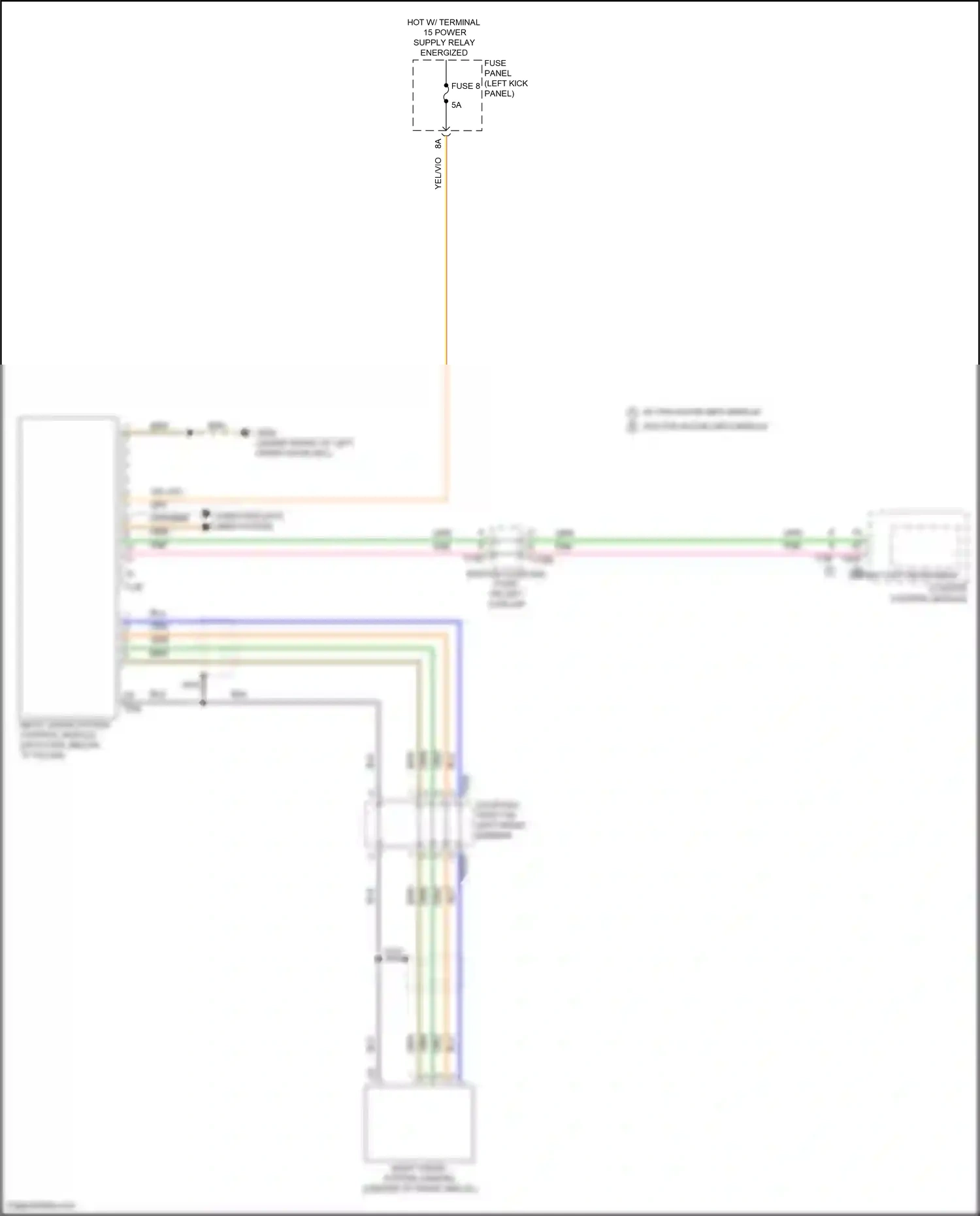Audi RS7 II (2019-2024) night vision system control module wiring diagram  (3 of 4)