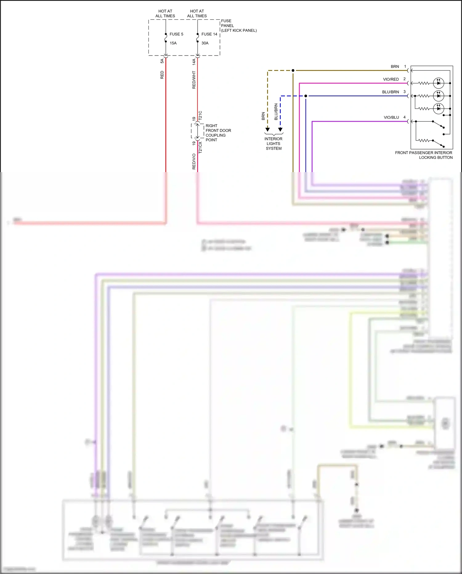 Audi RS7 II (2019-2024) w/ safe function wiring diagram  (4 of 8)