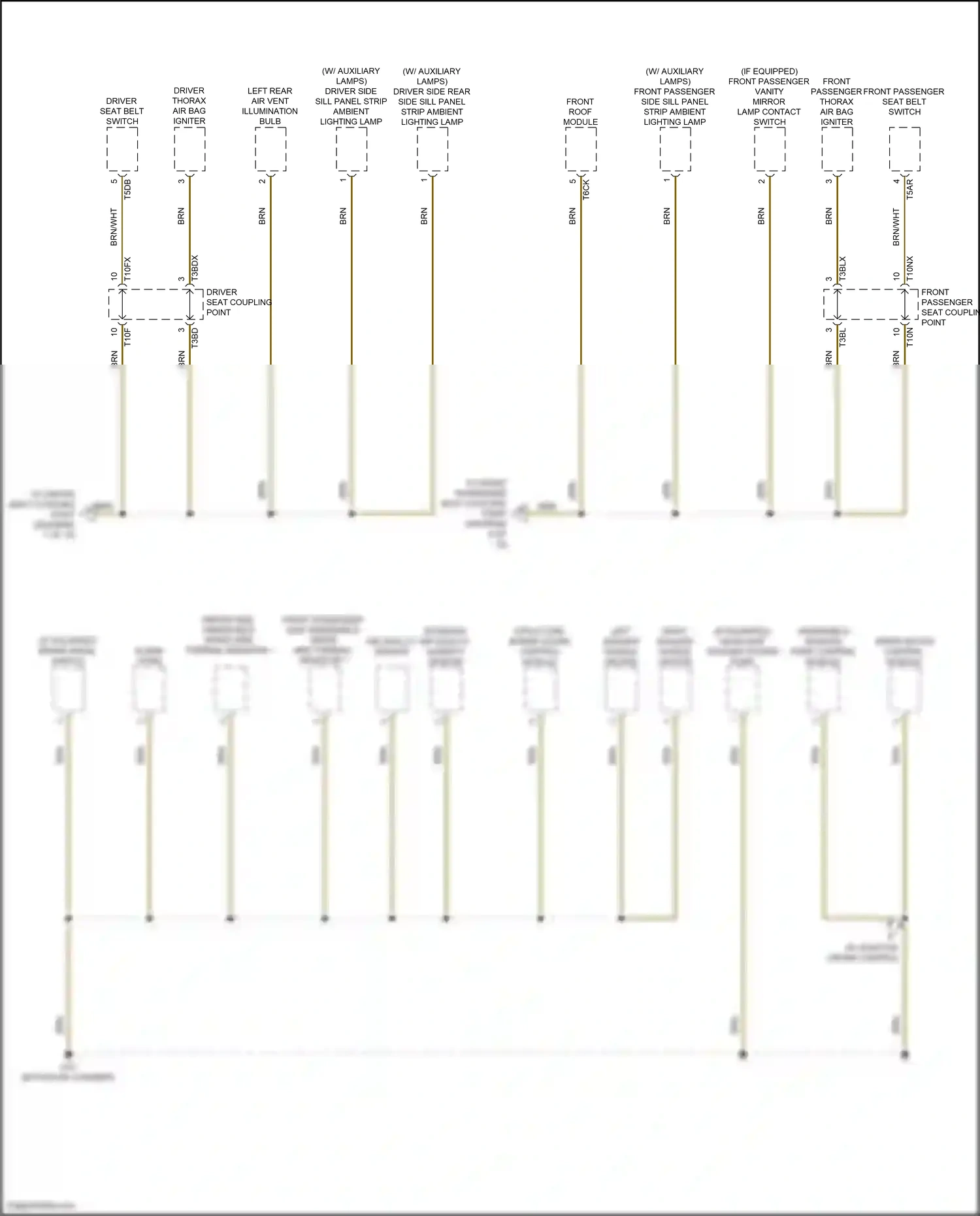 Audi RS7 II (2019-2024) windshield washer pump control module wiring diagram  (2 of 4)