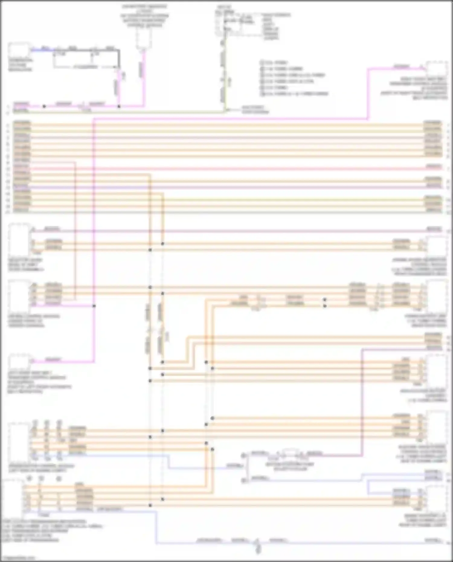 S3 Audi 8V facelift (2016-2020): Computer data lines circuit (2 of 4)