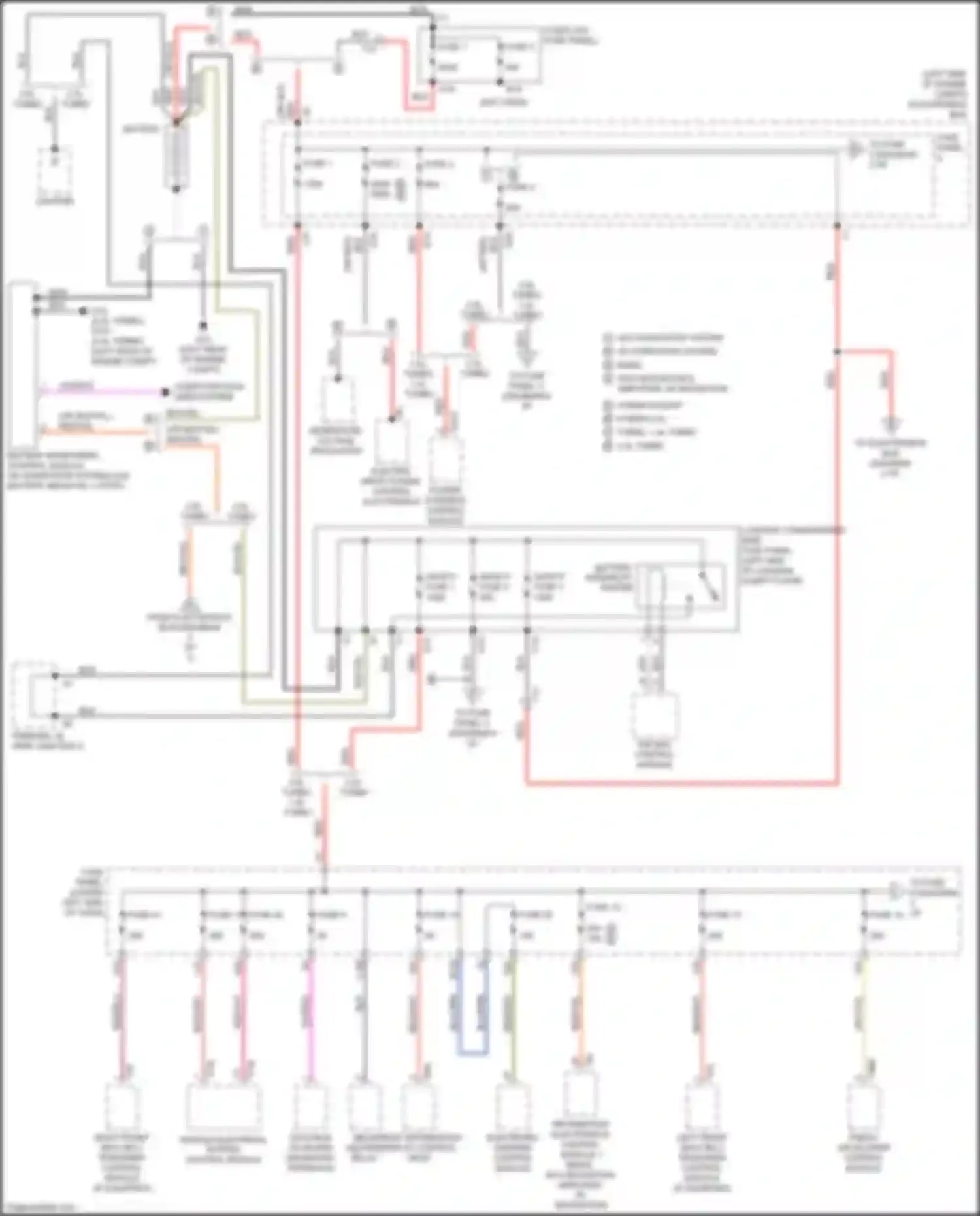 S3 Audi 8V facelift (2016-2020): Power distribution circuit (1 of 7)