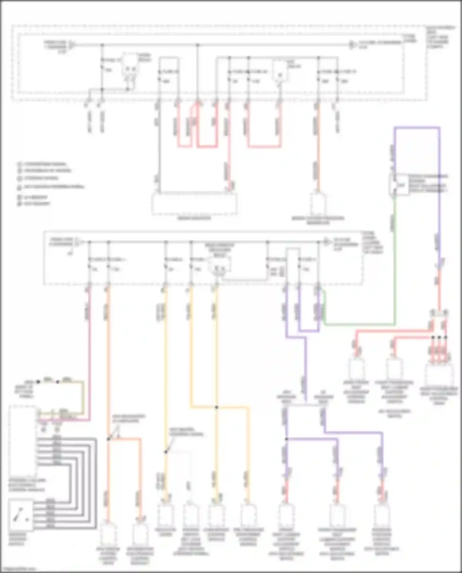 S3 Audi 8V facelift (2016-2020): Power distribution circuit (3 of 7)