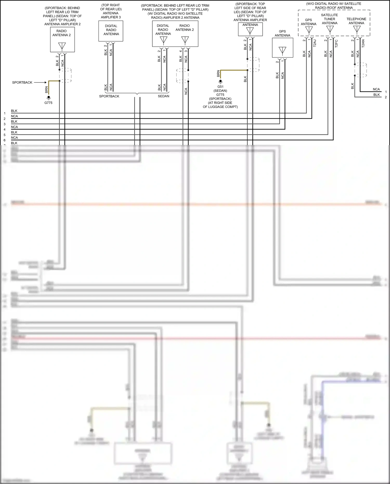 Wiring diagram blk for Audi S3 8V facelift (2016-2020) (60 of 106)