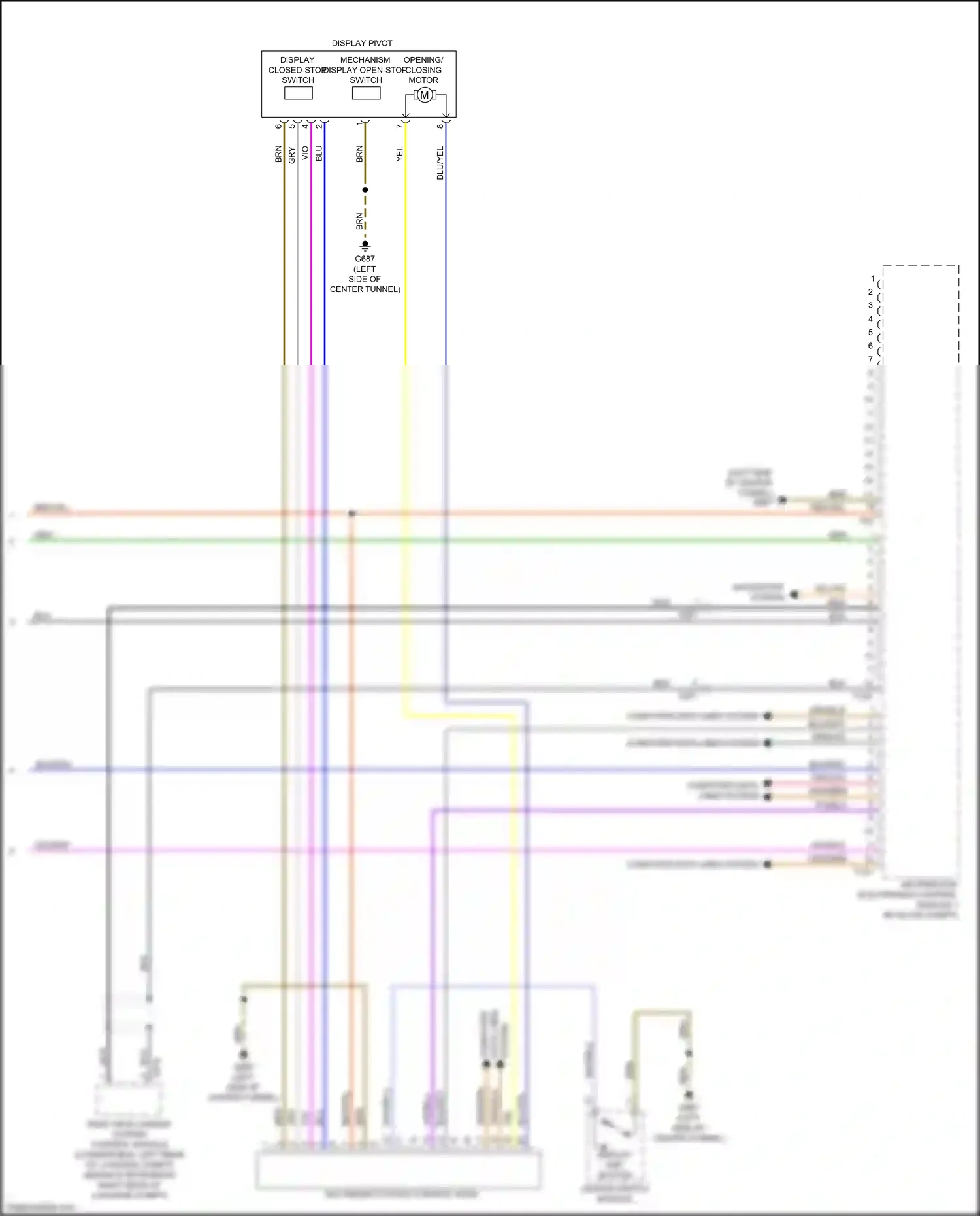 Wiring diagram blu for Audi S3 8V facelift (2016-2020) (50 of 89)