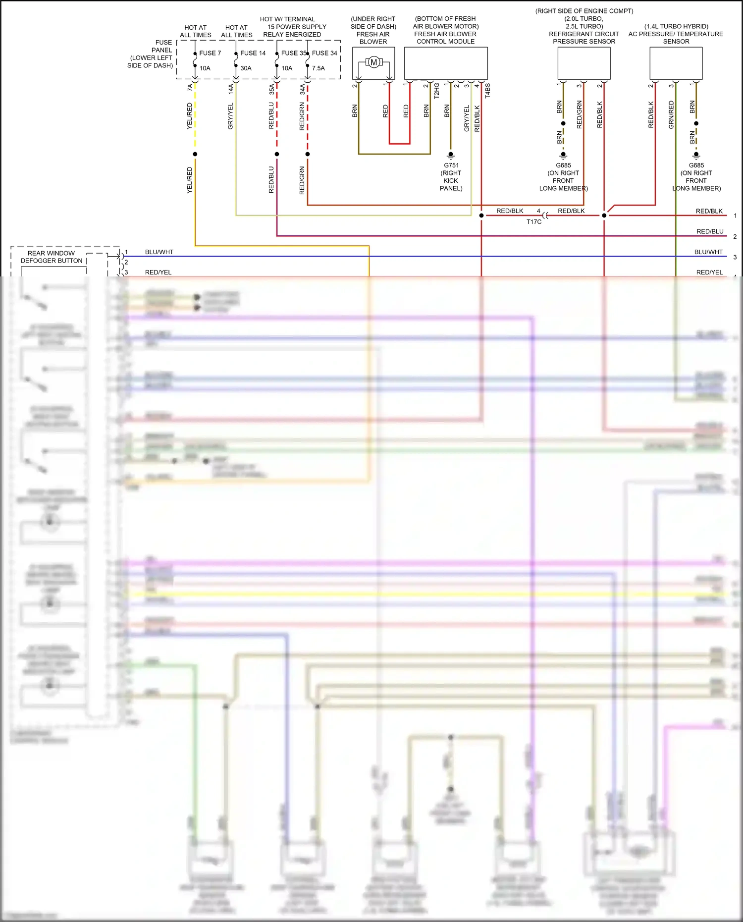 Wiring diagram blu/wht for Audi S3 8V facelift (2016-2020) (12 of 44)