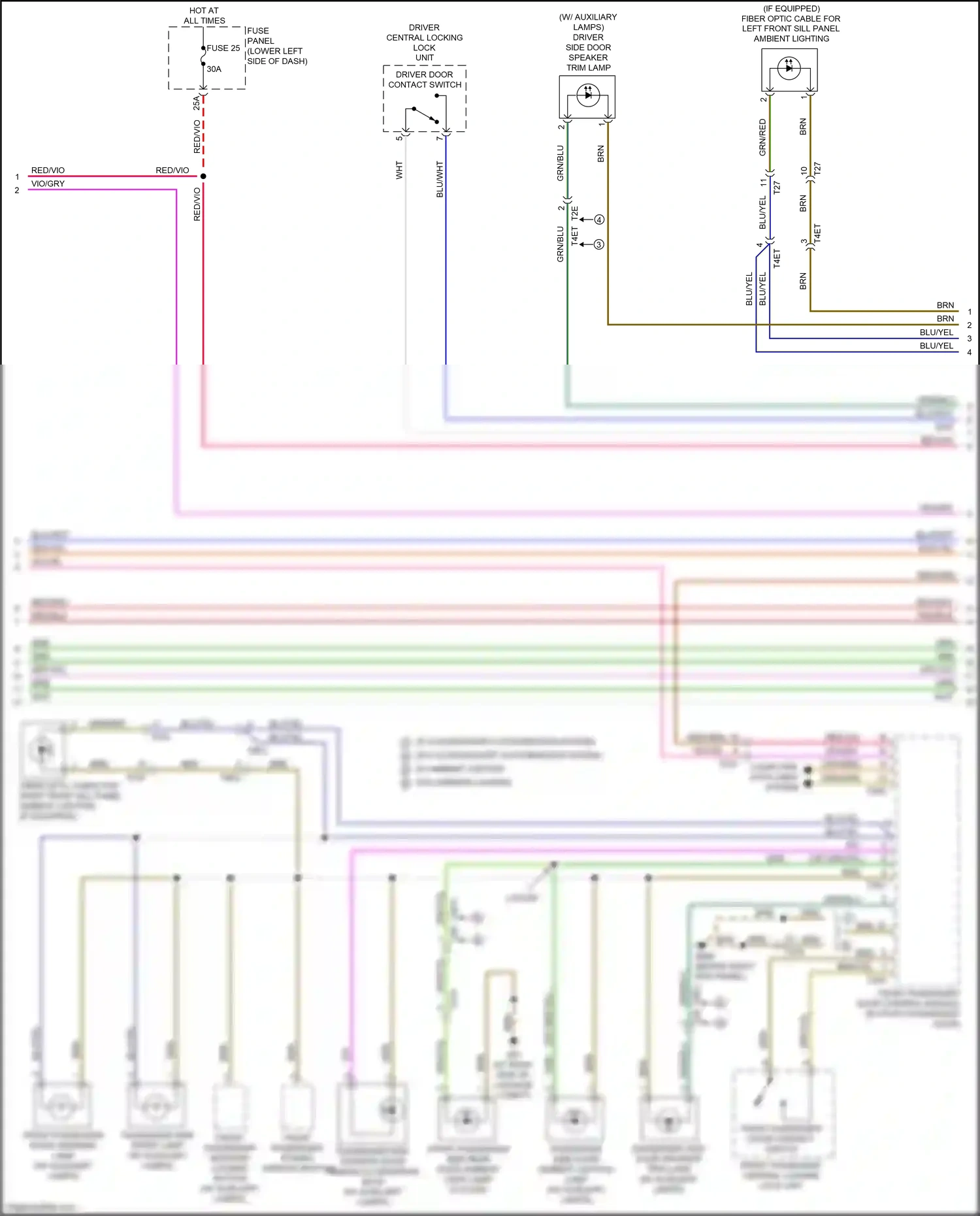 Wiring diagram blu/wht for Audi S3 8V facelift (2016-2020) (34 of 44)