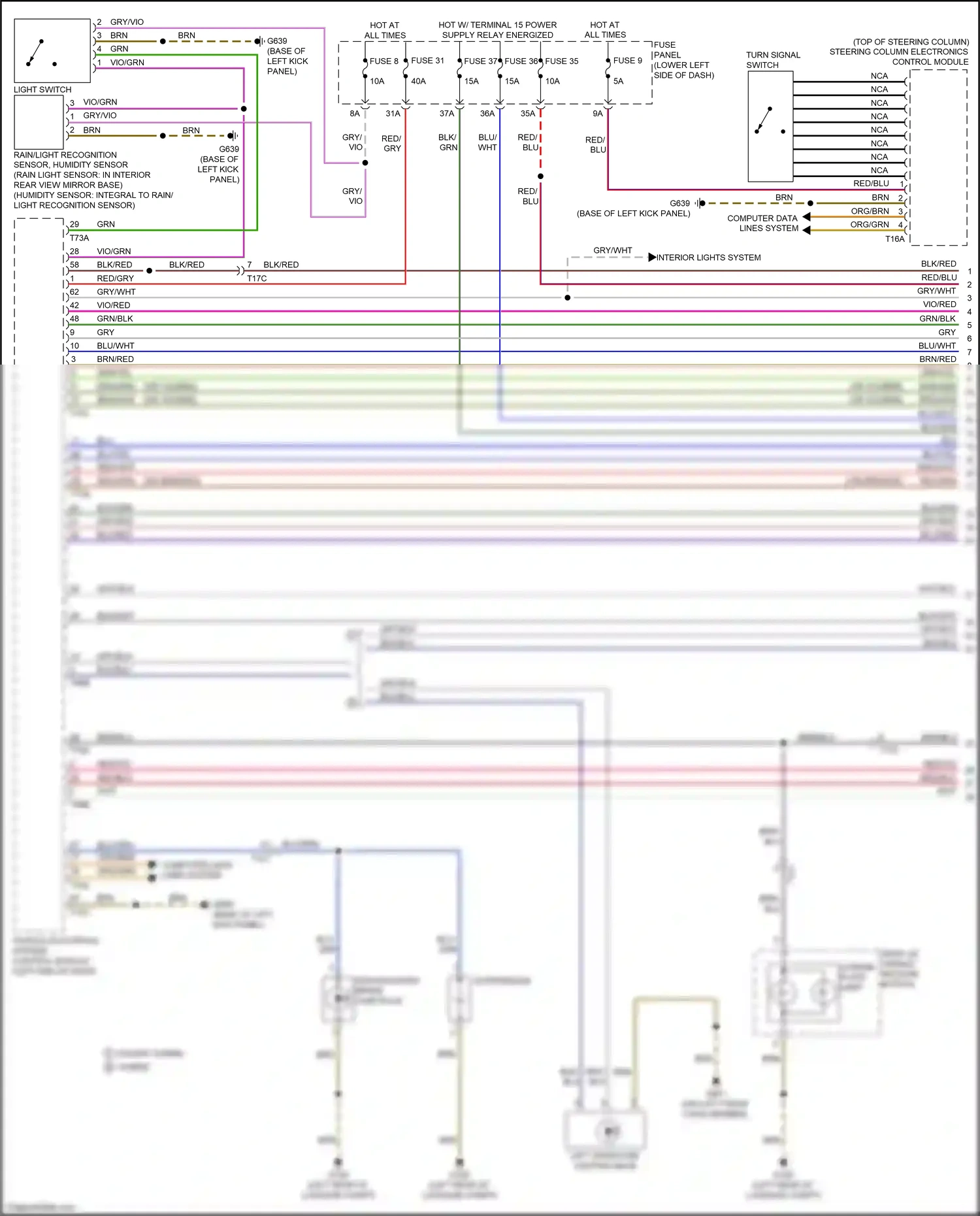 Wiring diagram brn/red for Audi S3 8V facelift (2016-2020) (11 of 18)