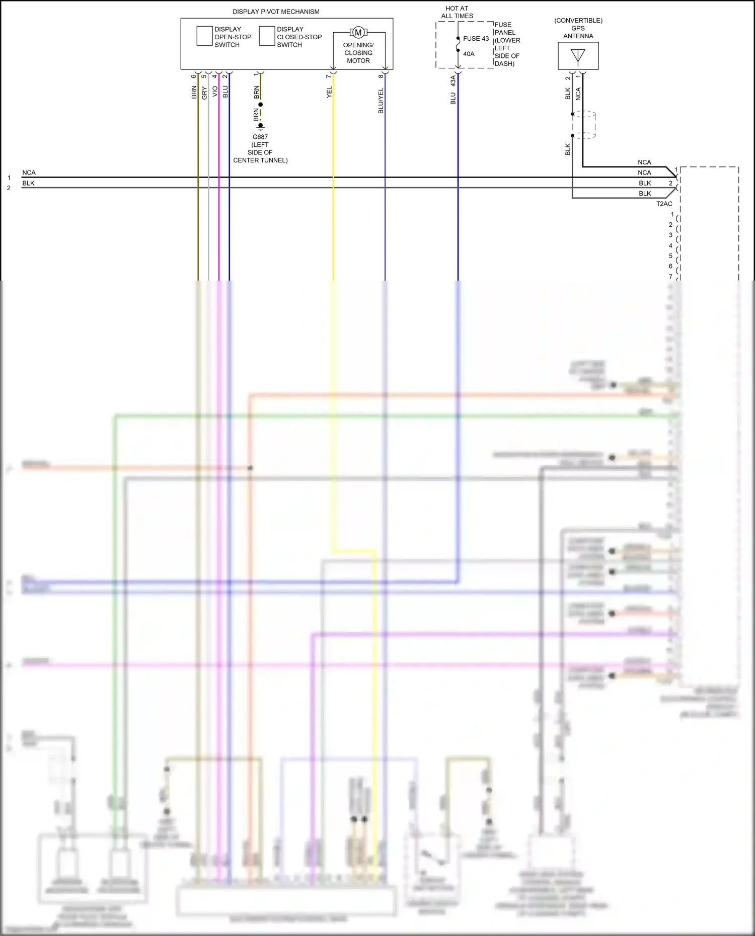 Wiring diagram data lines for Audi S3 8V facelift (2016-2020) (1 of 6)