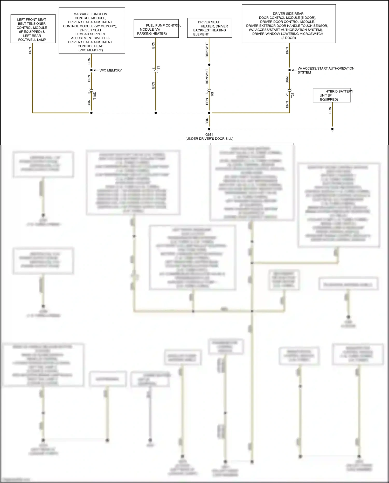Wiring diagram engine coolant for Audi S3 8V facelift (2016-2020) (1 of 1)