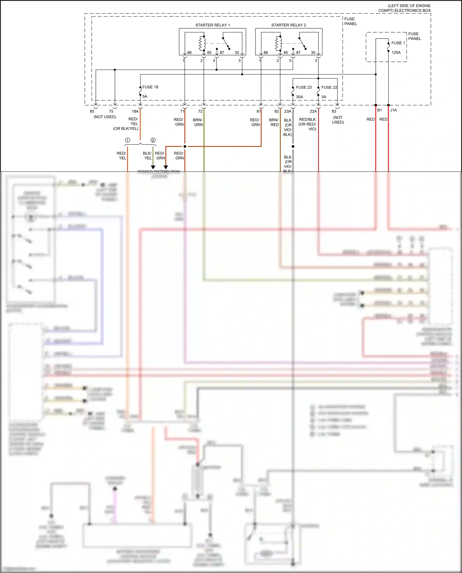 Wiring diagram fuse 22 for Audi S3 8V facelift (2016-2020) (1 of 1)