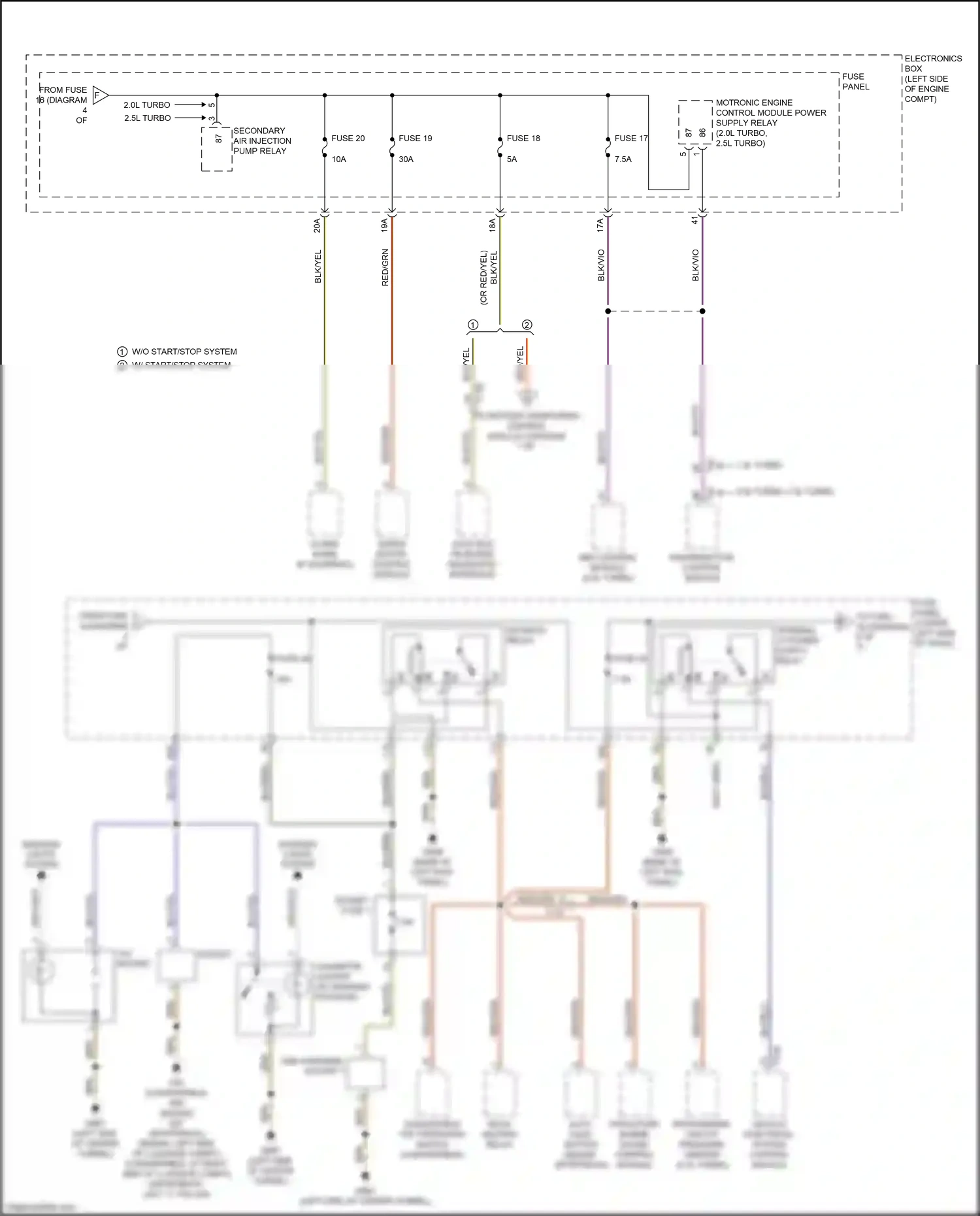 Wiring diagram fuse 40 for Audi S3 8V facelift (2016-2020) (1 of 1)