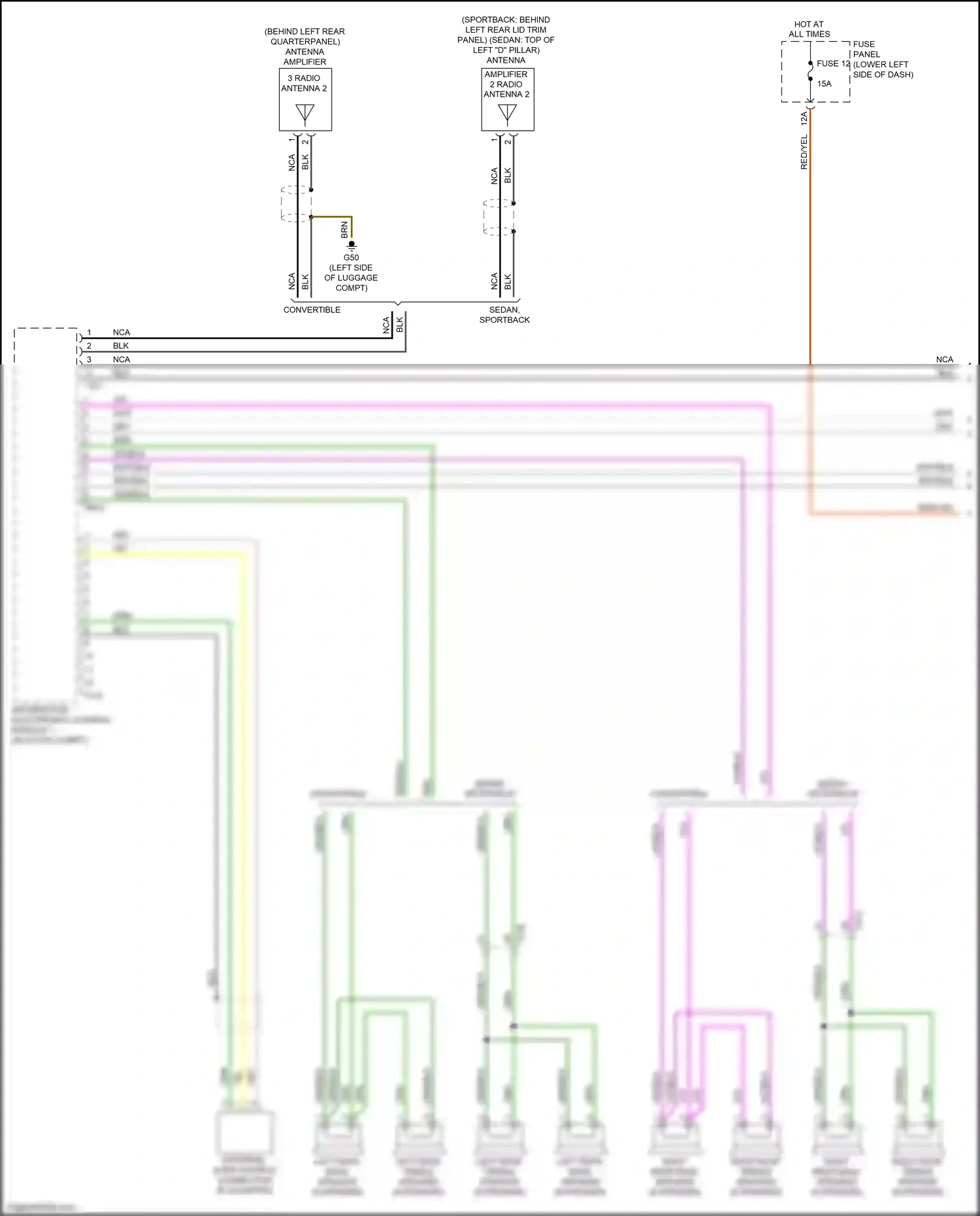 Wiring diagram gry/blk for Audi S3 8V facelift (2016-2020) (1 of 37)