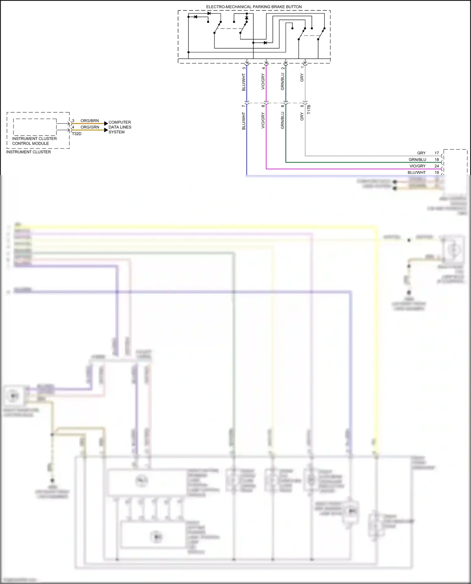 Wiring diagram gry/vio for Audi S3 8V facelift (2016-2020) (16 of 25)
