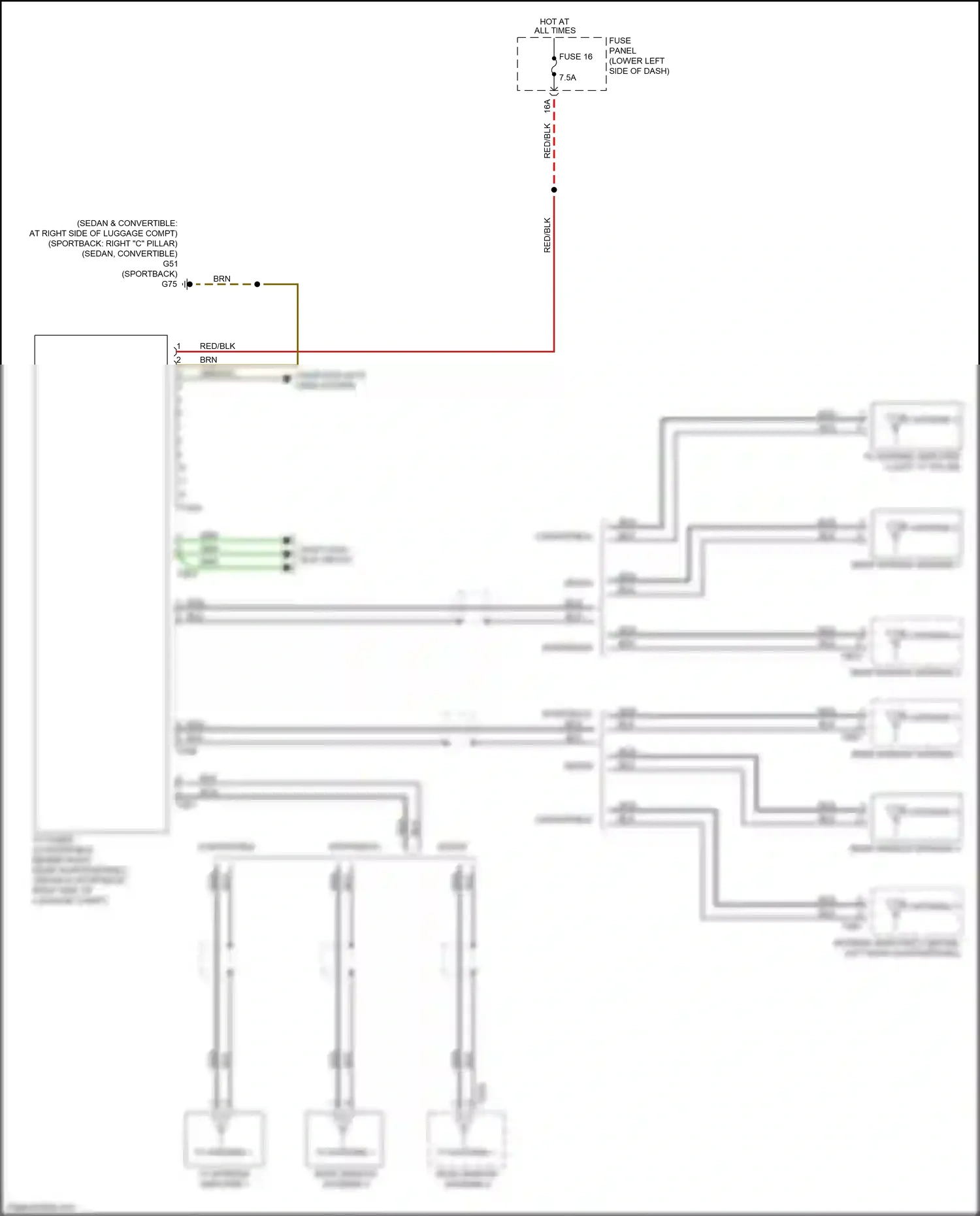 Wiring diagram nca for Audi S3 8V facelift (2016-2020) (40 of 87)