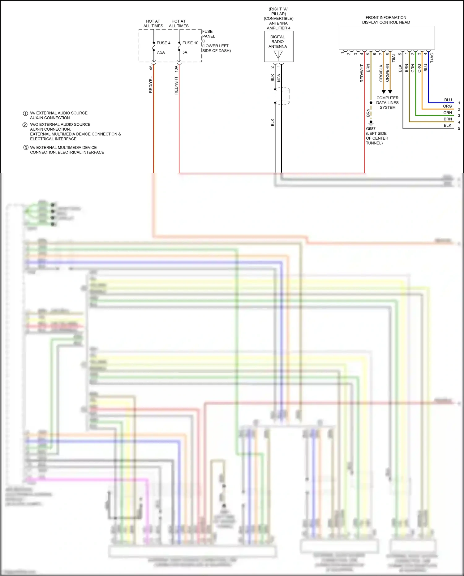 Wiring diagram org/blk for Audi S3 8V facelift (2016-2020) (18 of 39)