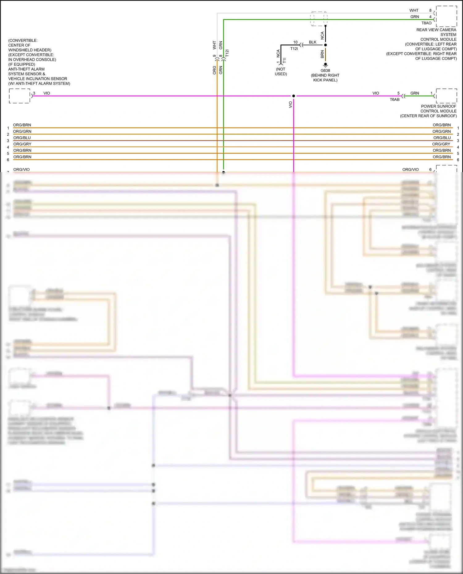 Wiring diagram vehicle electrical system control module for Audi S3 8V facelift (2016-2020) (4 of 38)