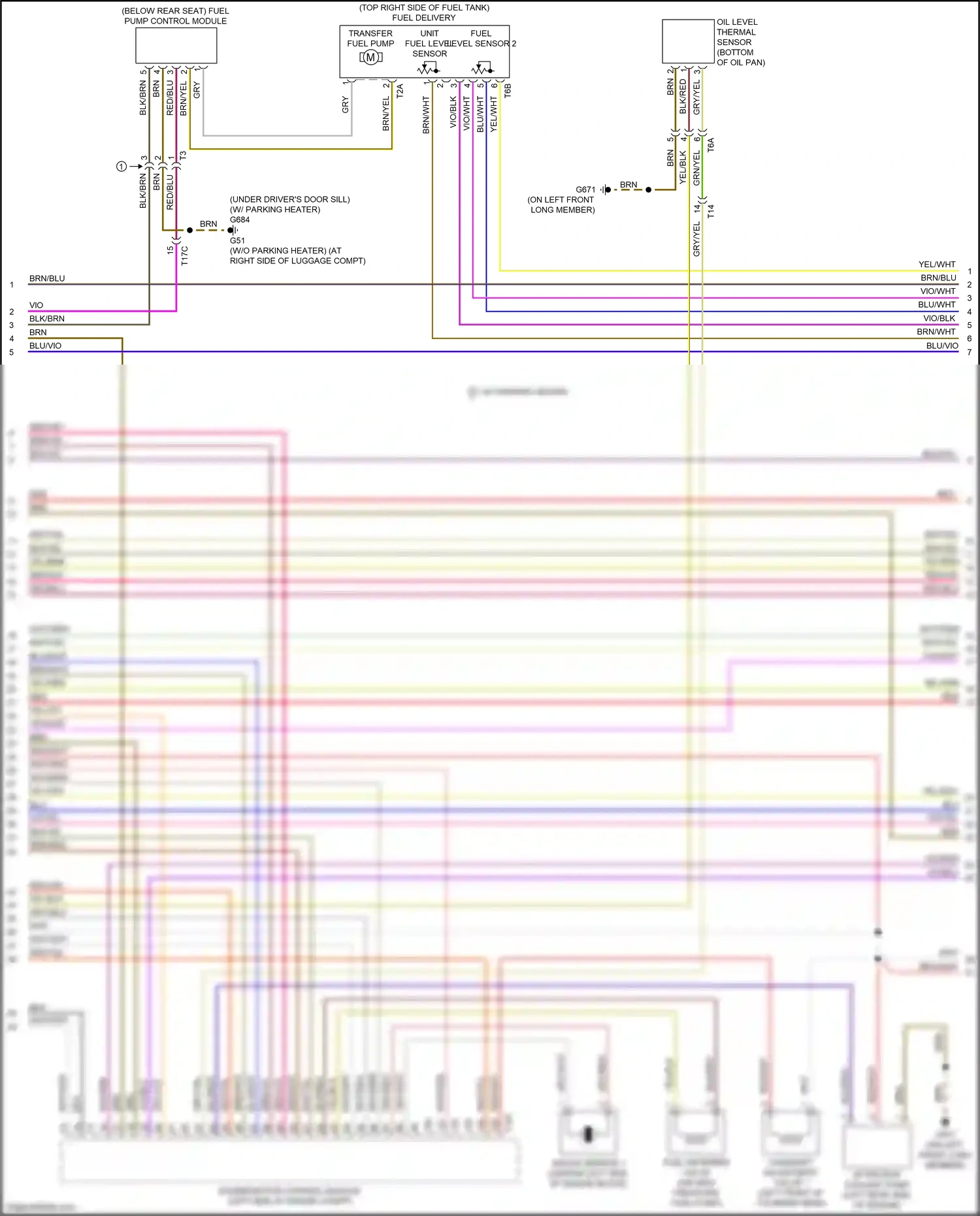 Wiring diagram vio/grn for Audi S3 8V facelift (2016-2020) (23 of 24)