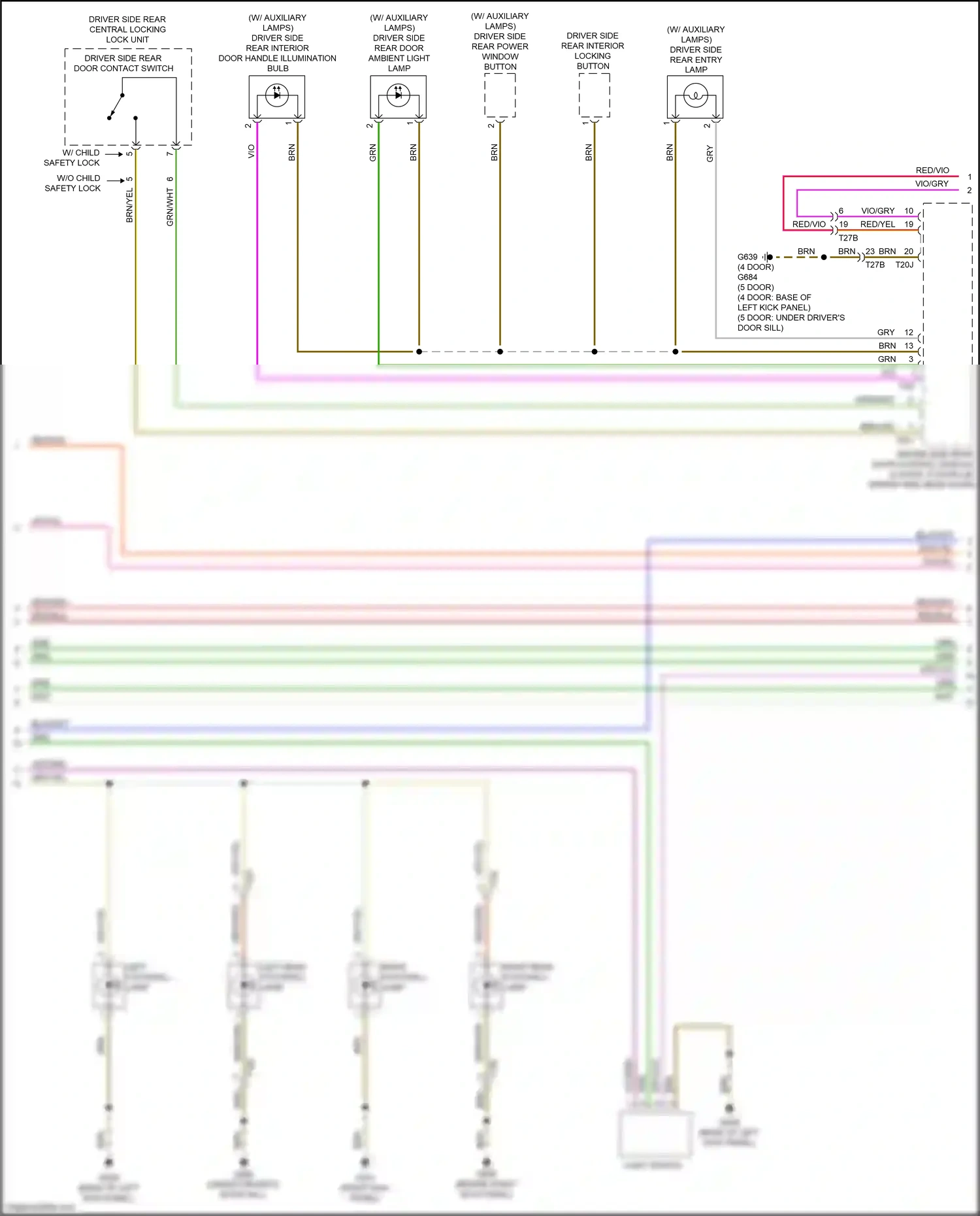 Wiring diagram vio/gry for Audi S3 8V facelift (2016-2020) (22 of 24)